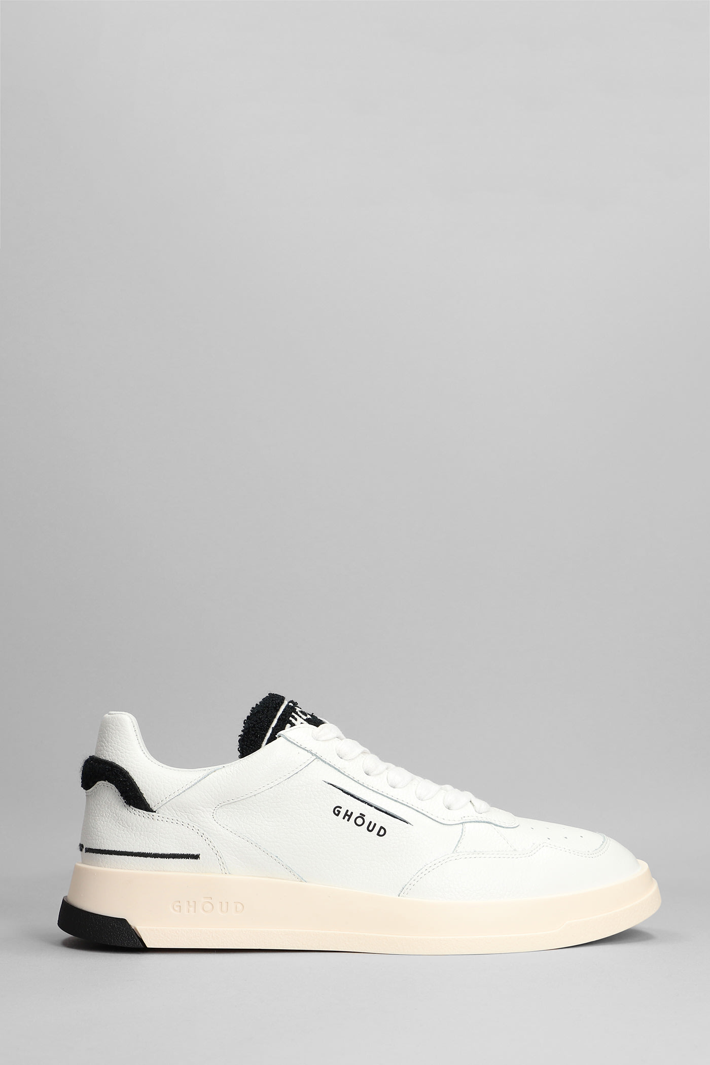 GHOUD Tweener Sneakers In White Leather And Fabric