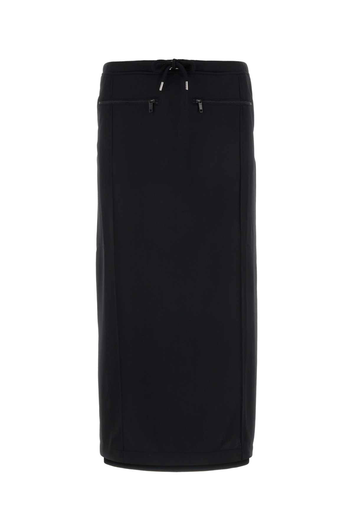 Courrèges Black Polyester Skirt