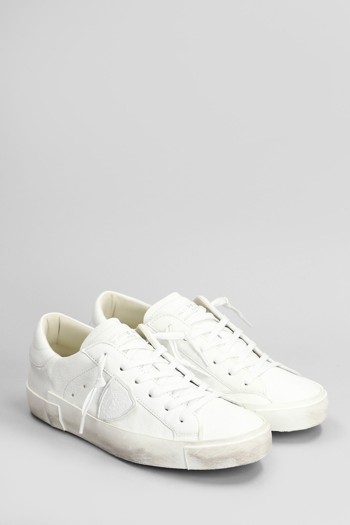 Philippe Model Prsx Basic Low-top Sneakers In White