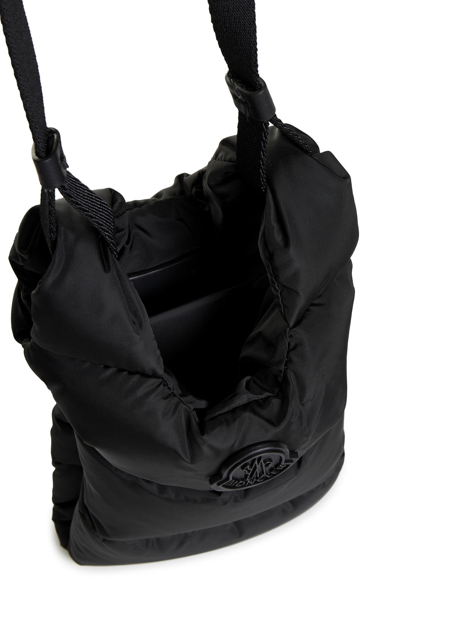 Shop Moncler Shoulder Bag In Nero