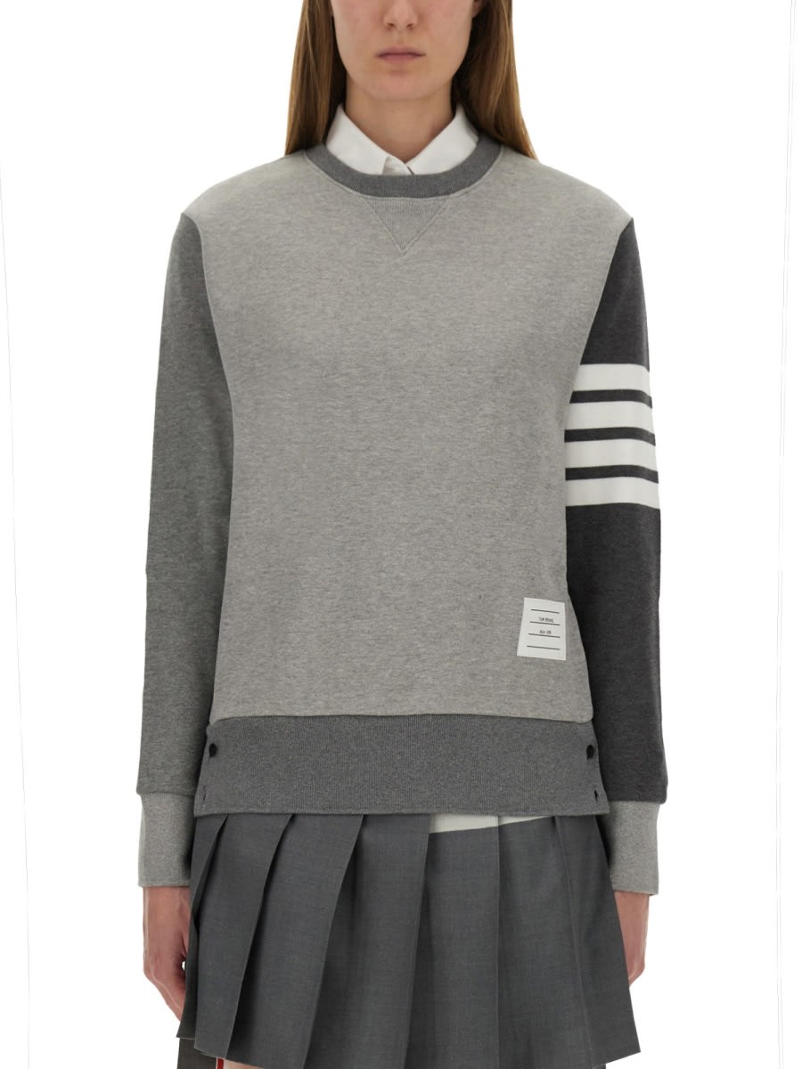 Thom Browne Funmix Classic Loopback 4-bar Sweatshirt