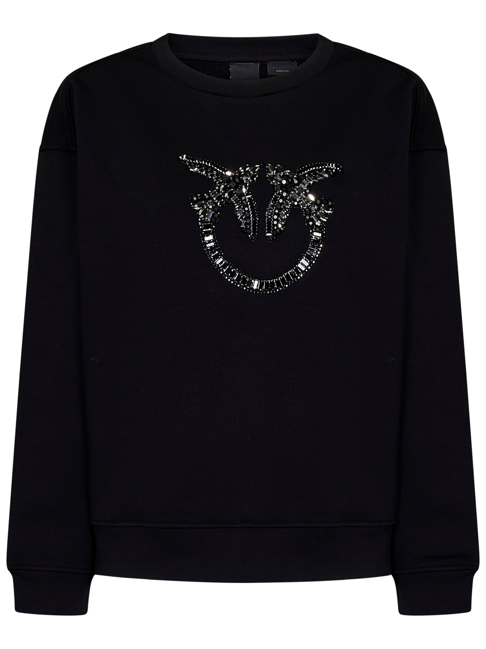 Shop Pinko Nelly Sweatshirt In Black