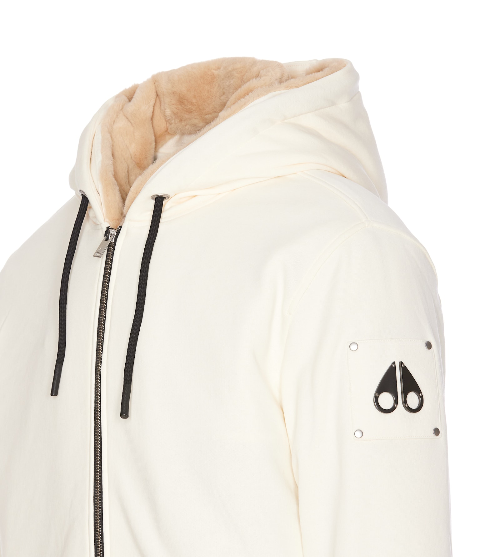 Shop Moose Knuckles Classic Bunny Jacket In White