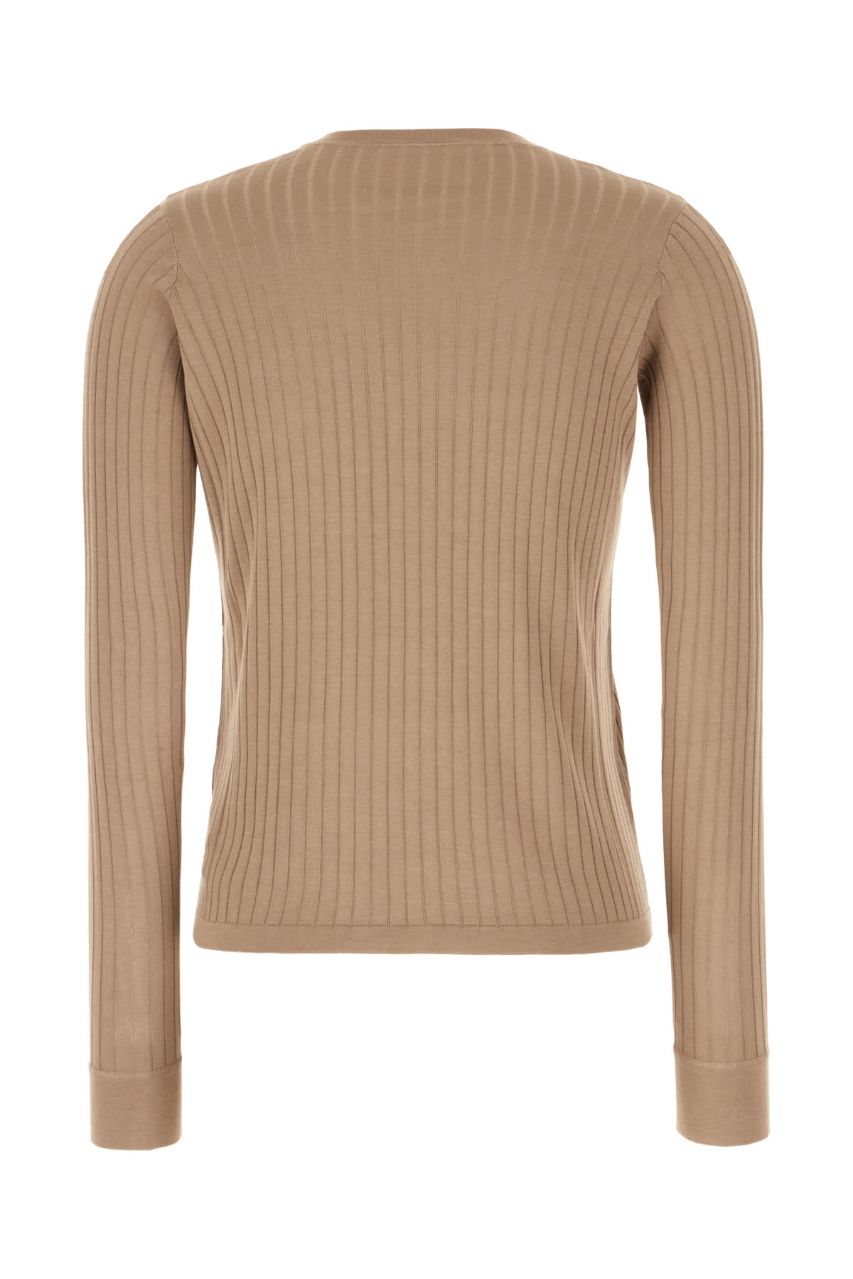 The Row Cappuccino Viscose Blend Top In Brown