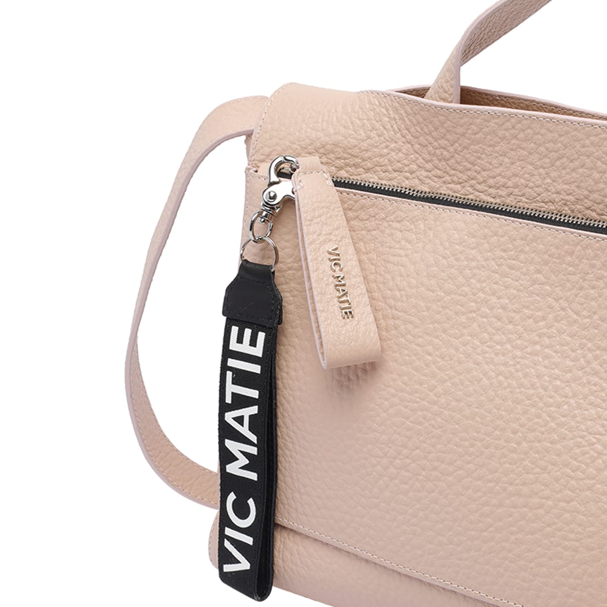 Vic Matie Logo Handbag In Pink