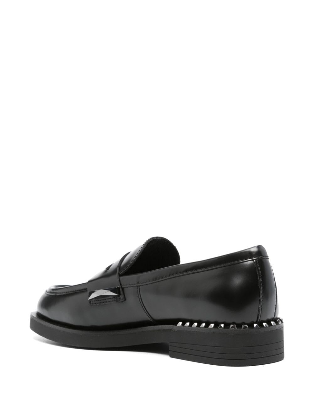 Shop Ash Whisperstu01 Loafer In Black