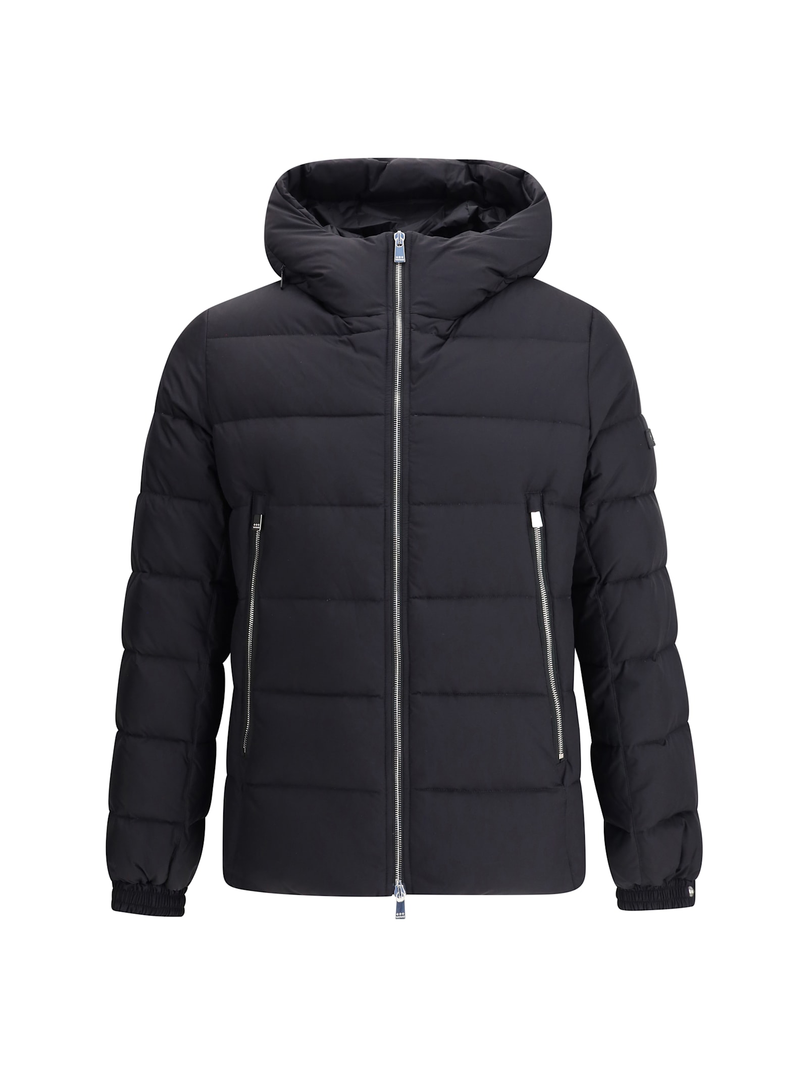 Tatras Hooded Nylon Down Jacket And Pockets In Black