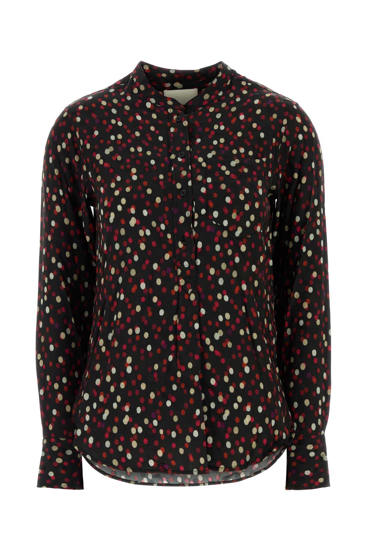 Isabel Marant Rusak Polka Dot Silk-blend Blouse In Multi