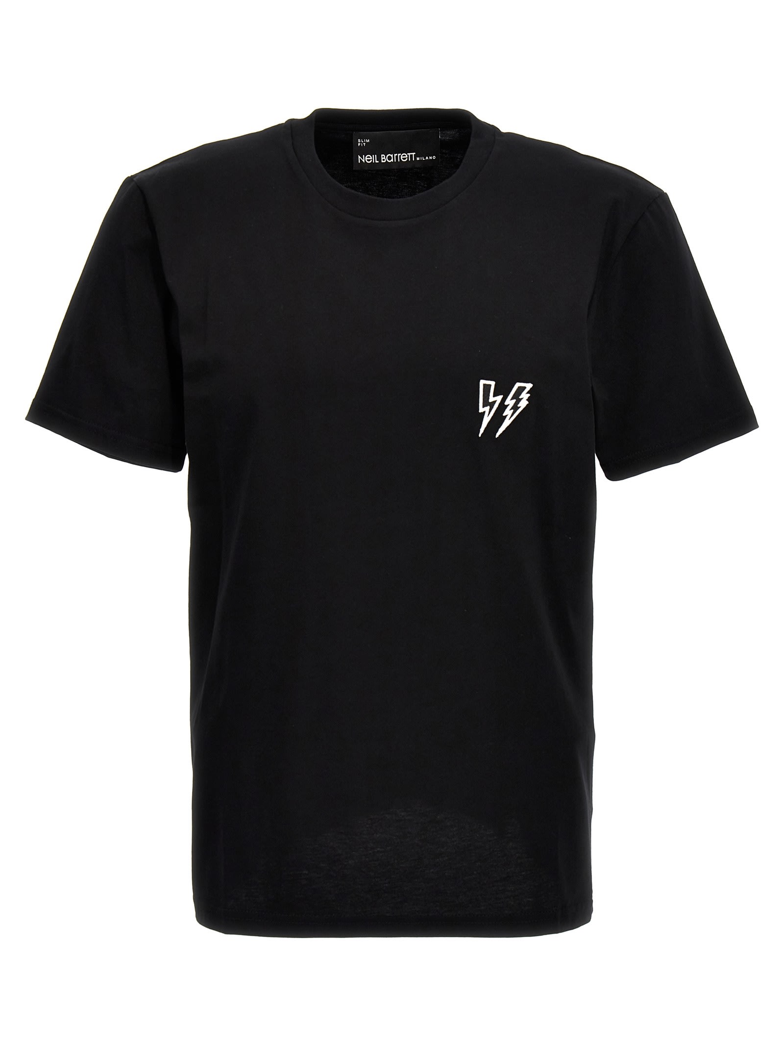 NEIL BARRETT LOGO EMBROIDERY T-SHIRT