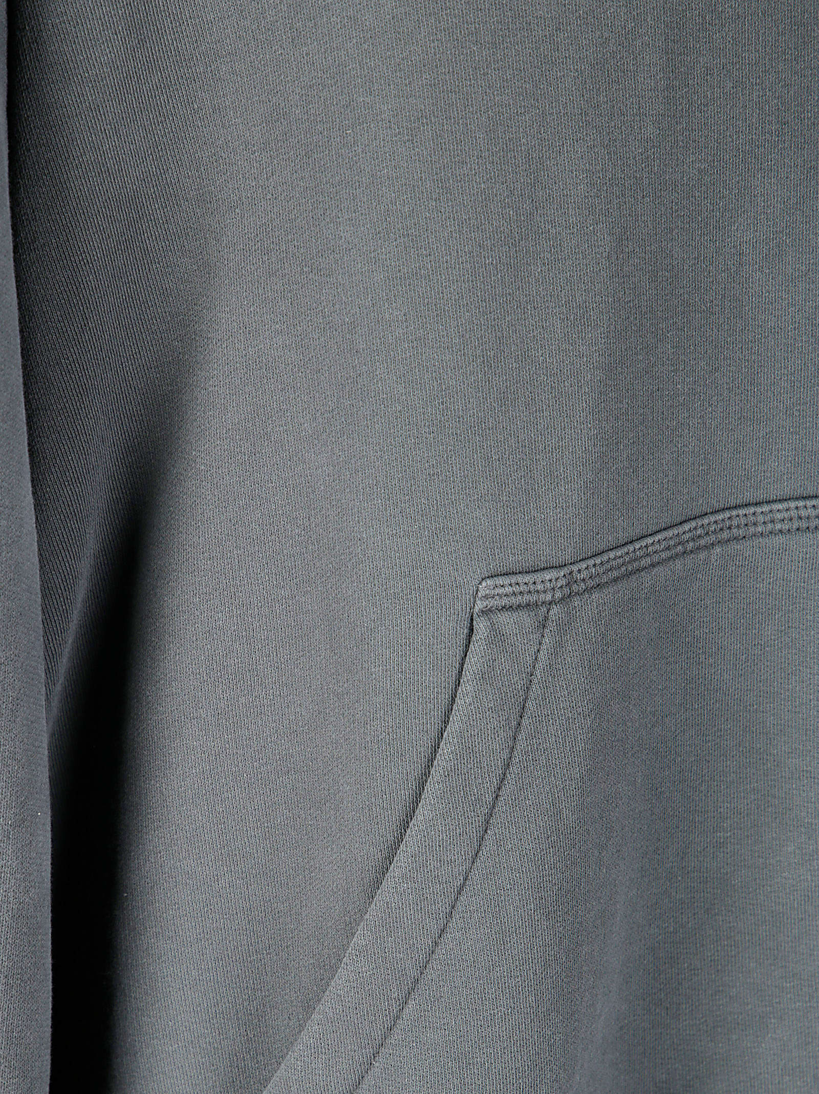 Maison Margiela Graphite Cotton Oversize Sweatshirt In Brown