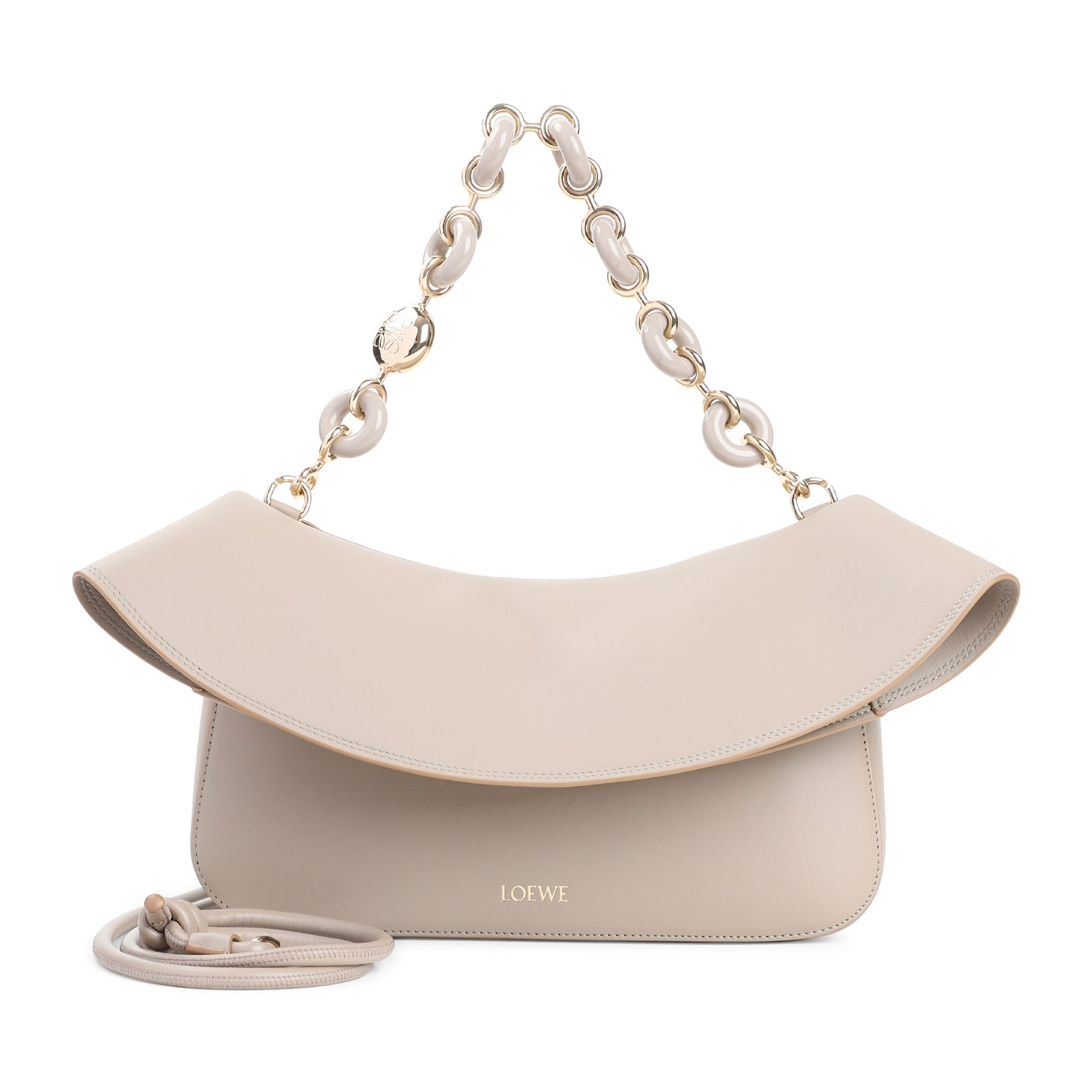 Loewe Sand Ola Medium Shoulder Bag In Pink