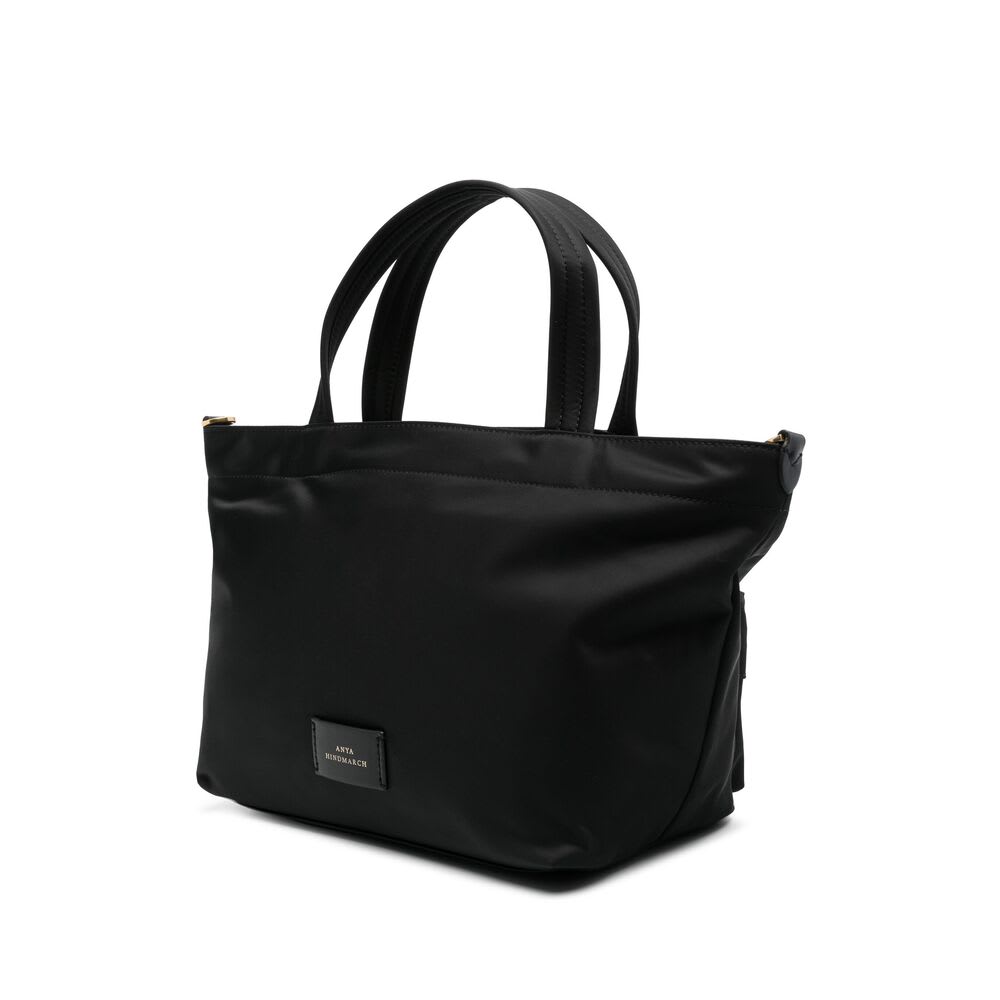 Anya Hindmarch Black Tote Bags Women In Black