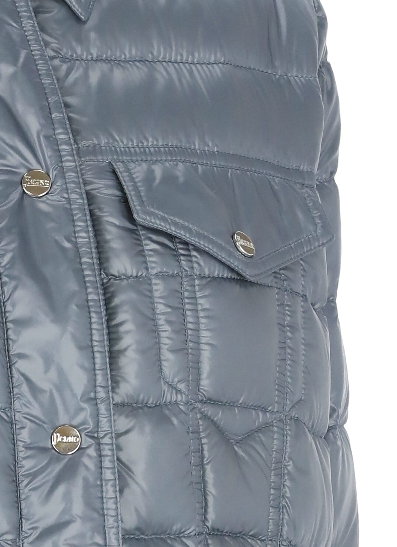 Shop Herno Padded Jacket In Blue