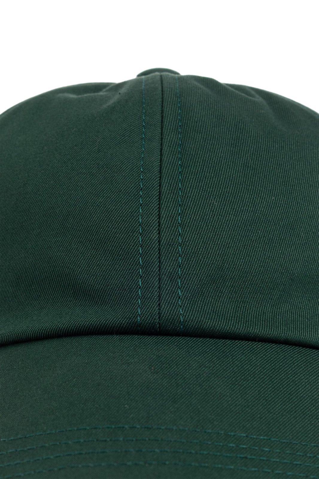 Burberry Logo Embroidered Baseball Cap In Verde