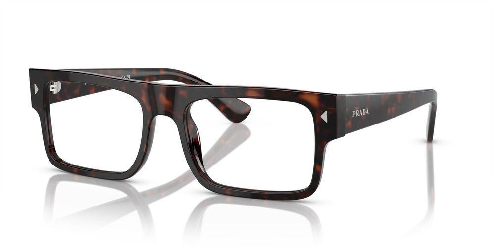 Prada Rectangular Frame Glasses In 17n1o1