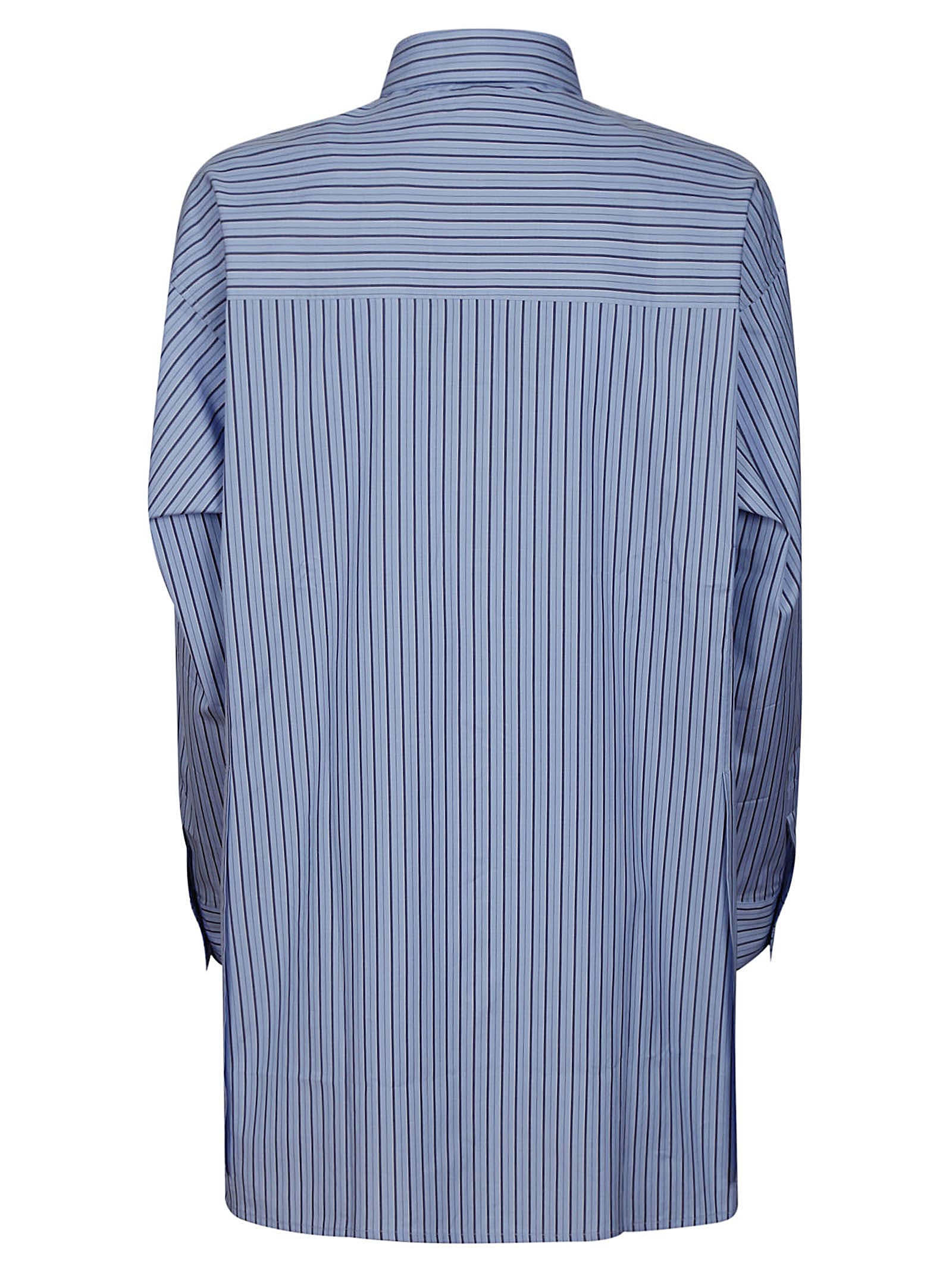 Shop Aspesi Shirt 5455 In Riga Blu