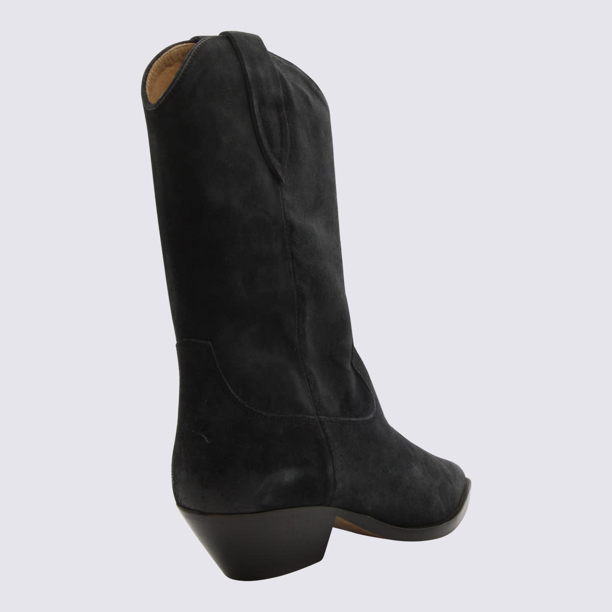 Shop Isabel Marant Black Suede Boots