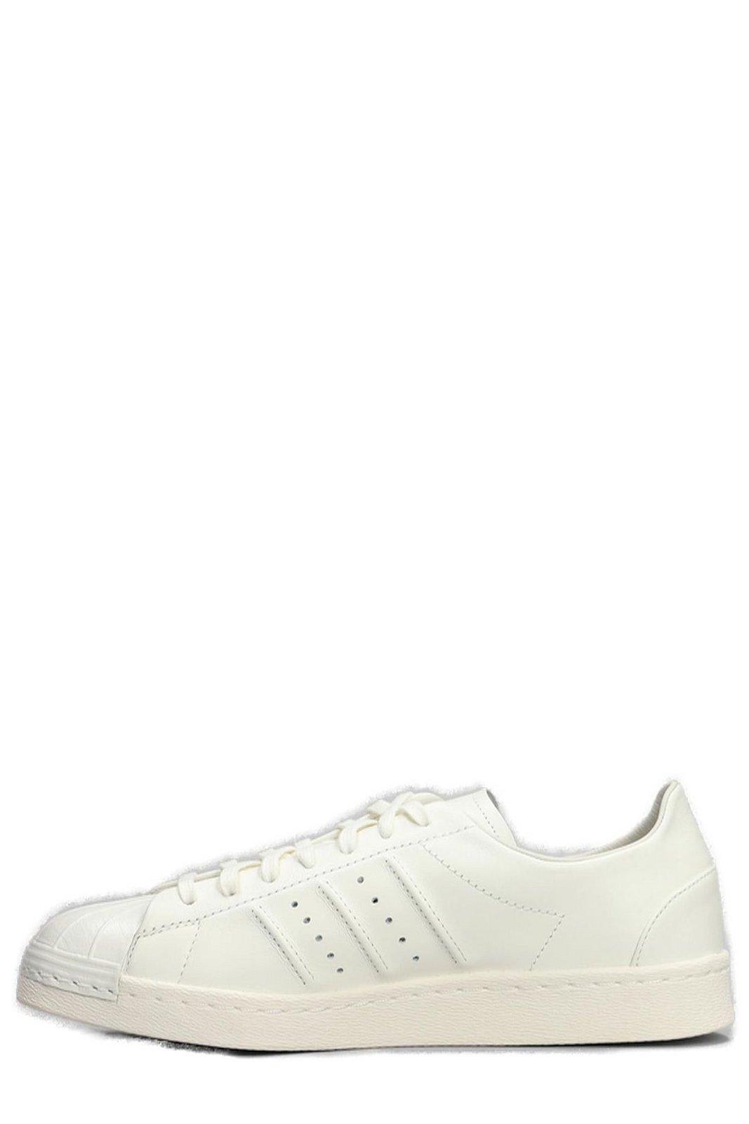 Shop Y-3 Superstrar Round Toe Lace-up Sneakers