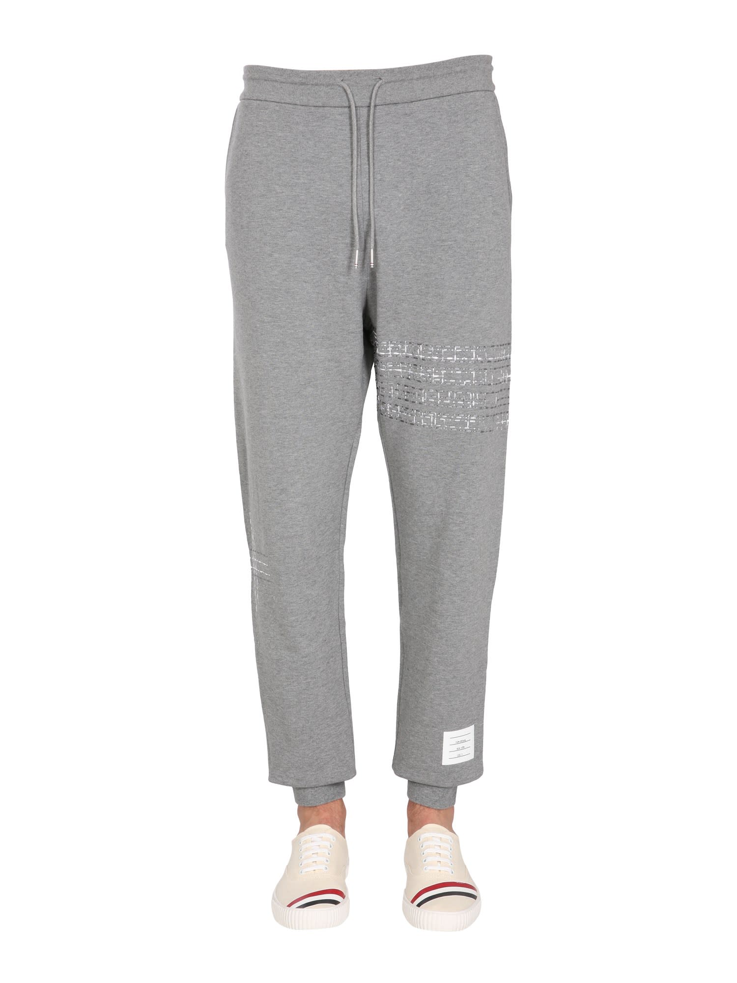Thom Browne Embroidered Jogging Pants