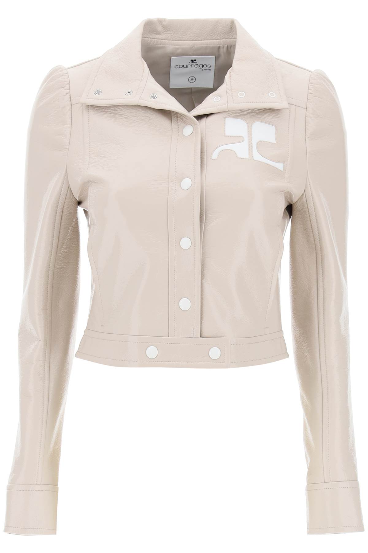 Courrèges Re-edition Jacket In Coated Cotton