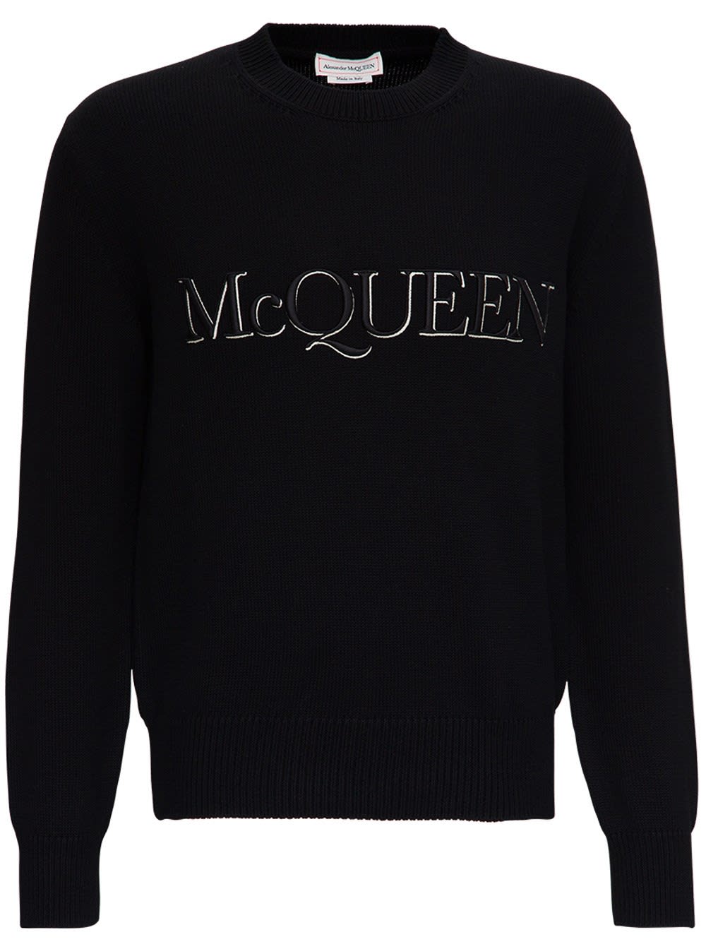 Alexander McQueen Cotton Sweater With Logo