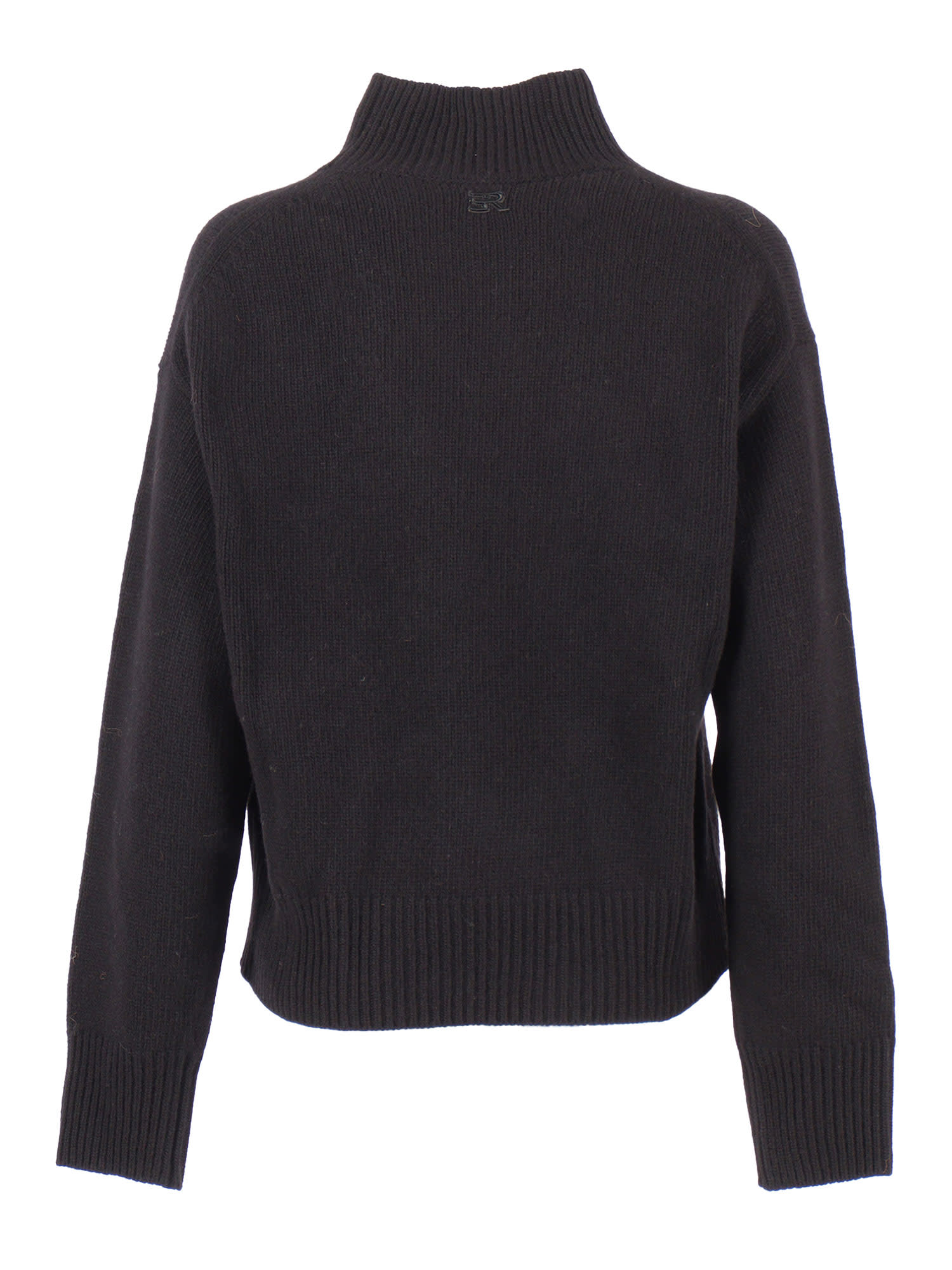 Ermanno Ermanno Scervino High Neck Sweater In Gray