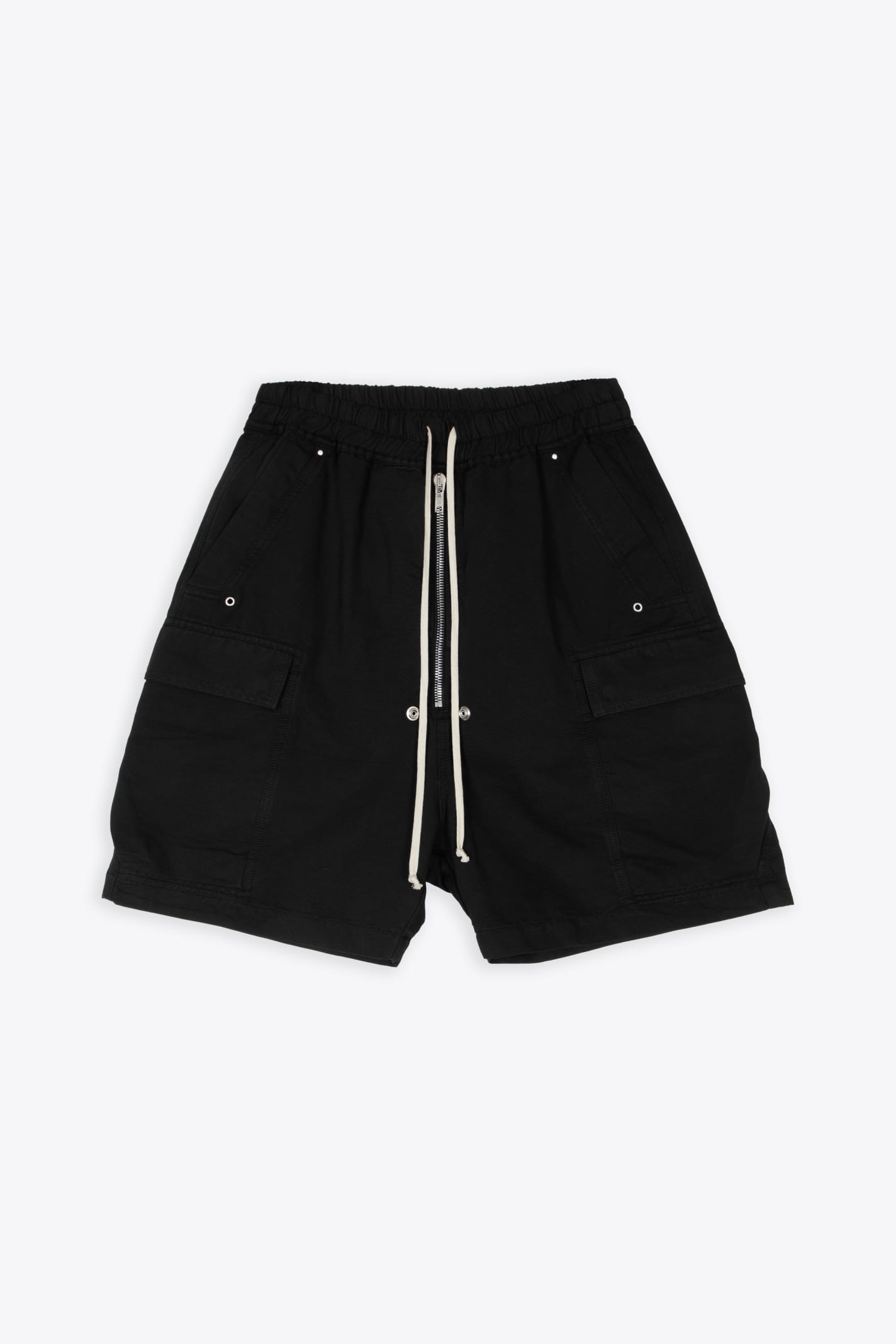 Drkshdw Cargobela Shorts Black Cotton Baggy Cargo Shorts - Cargobela Shorts In Nero