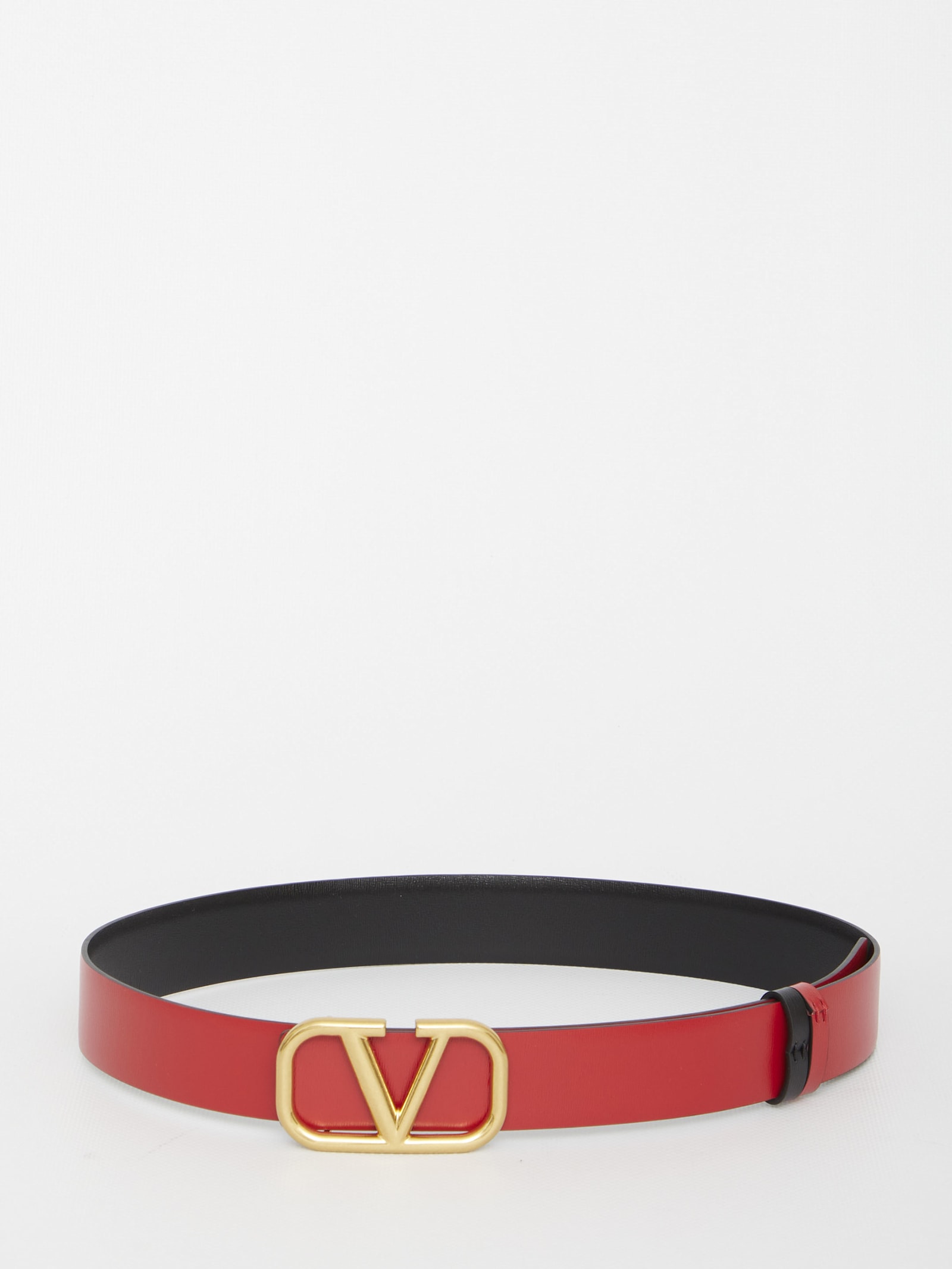 Shop Valentino Vlogo Signature Belt In Black