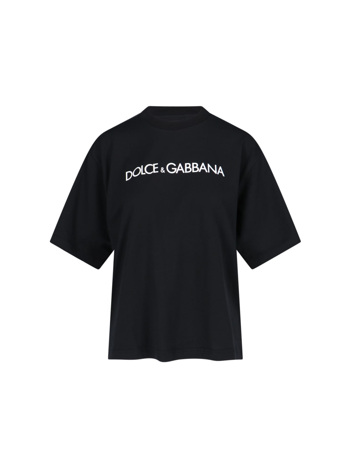 Shop Dolce & Gabbana T-shirt Logo In Black