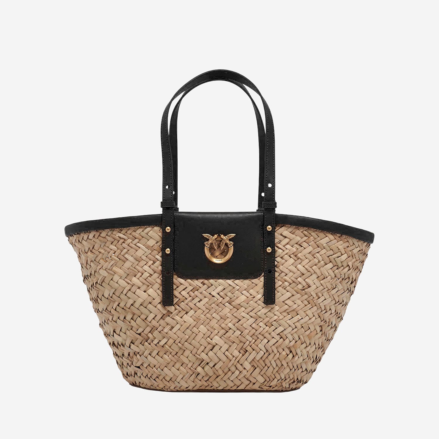 Pinko love Summer Basket Shoulder Bag