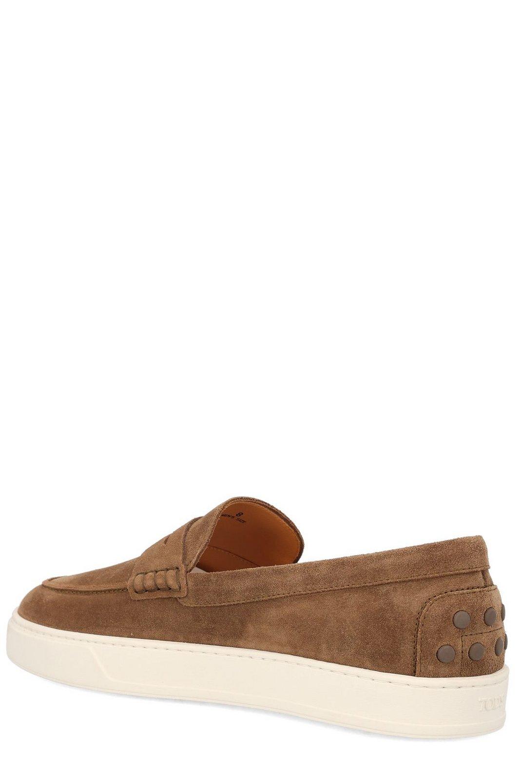 Tod's Torba Slip-on Loafers In Brown