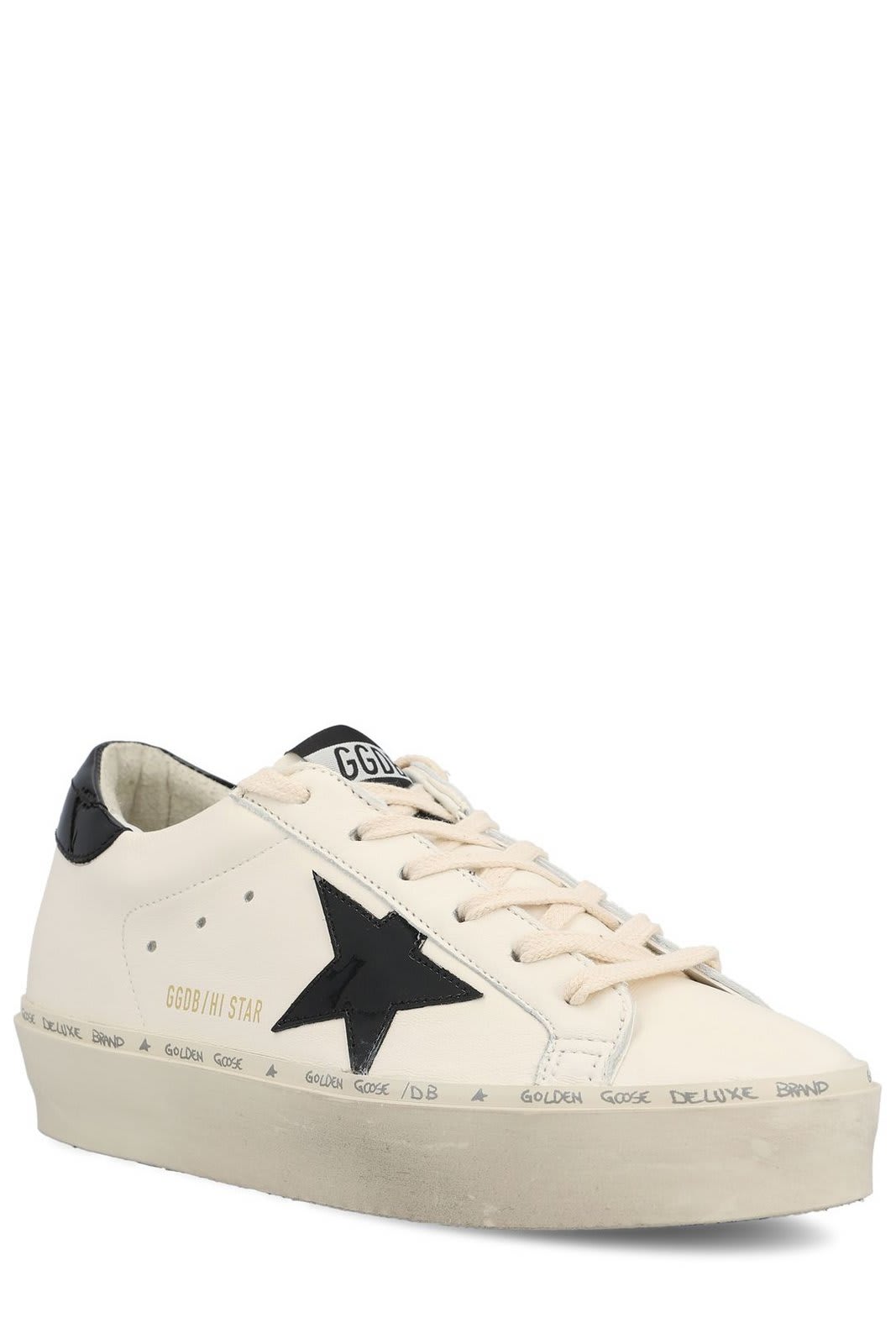 Shop Golden Goose Hi Star Low-top Sneakers In White