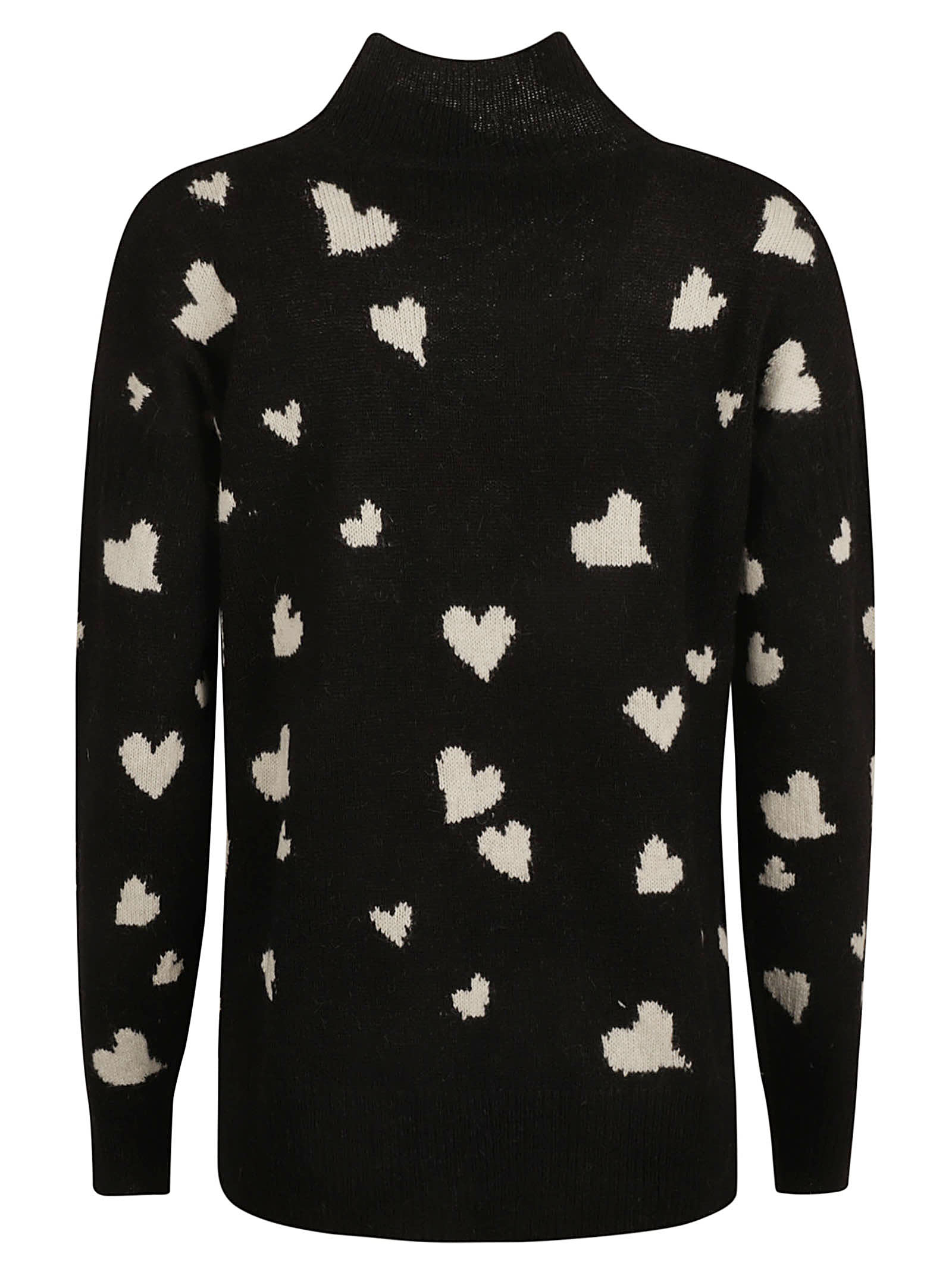 Shop Marni Bunch Of Hearts Sweater In Black