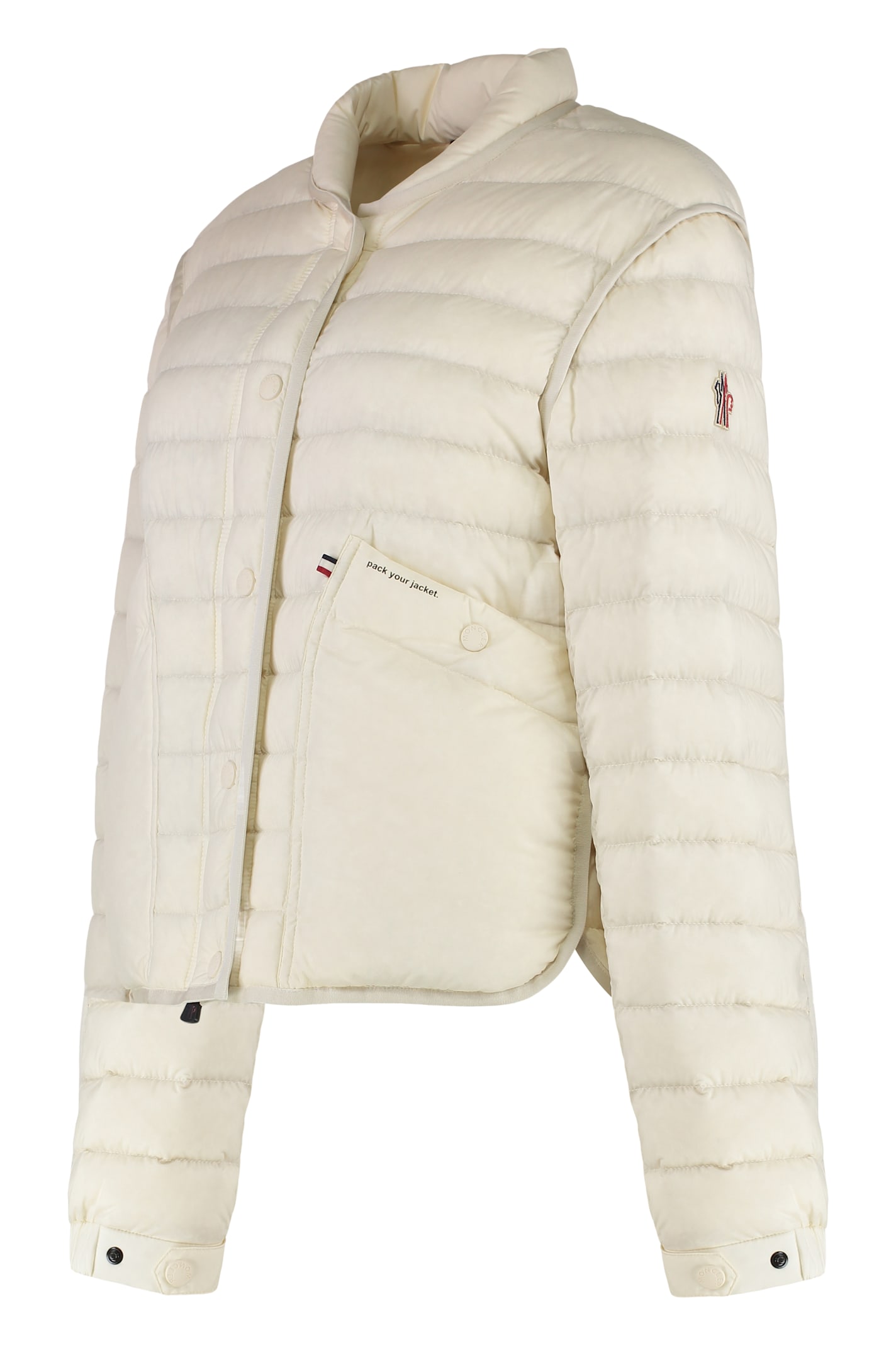 Moncler Grenoble Madulain Short Down Jacket In Multi