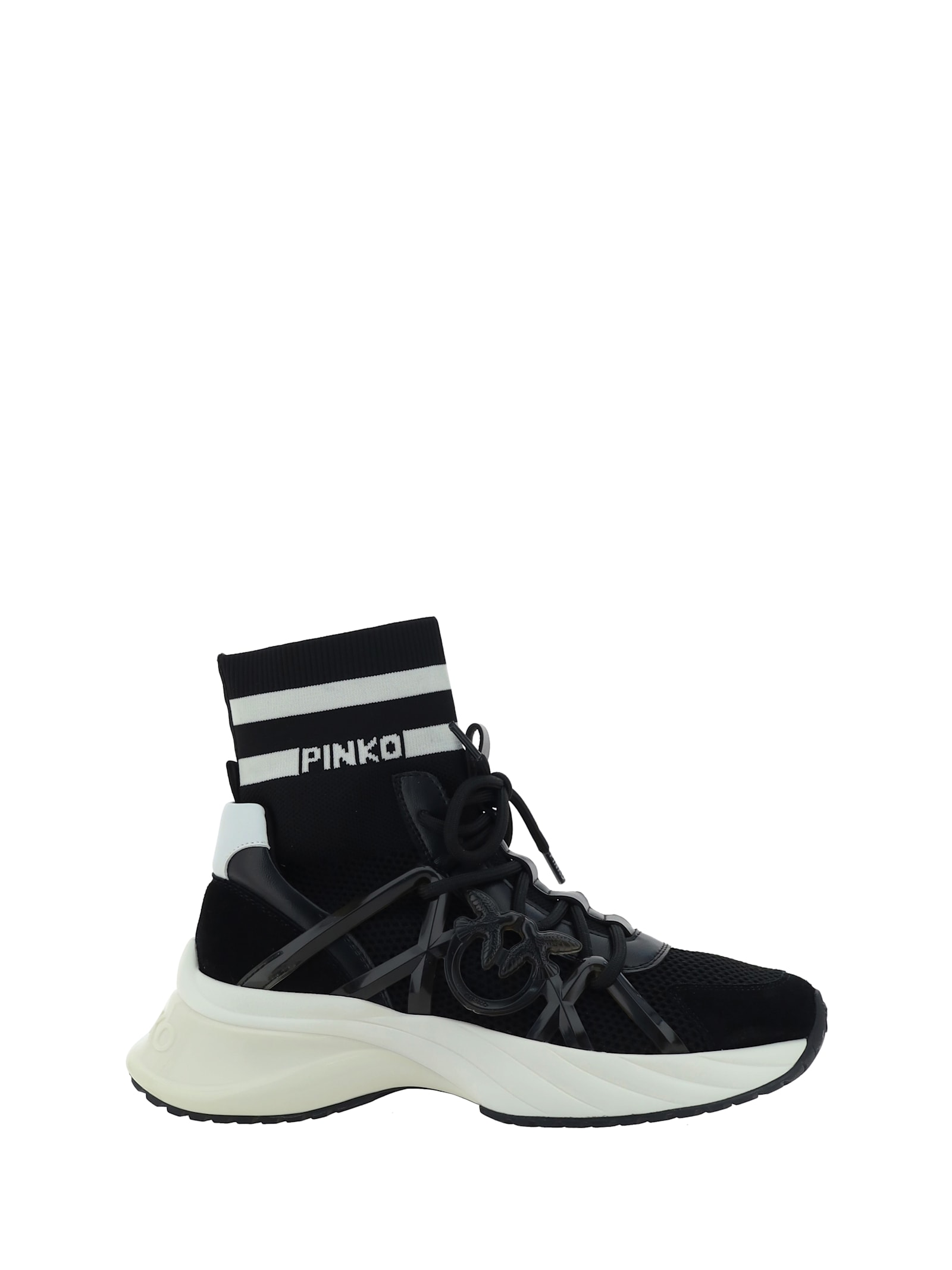 Shop Pinko Ariel 05 Sneakers In Black