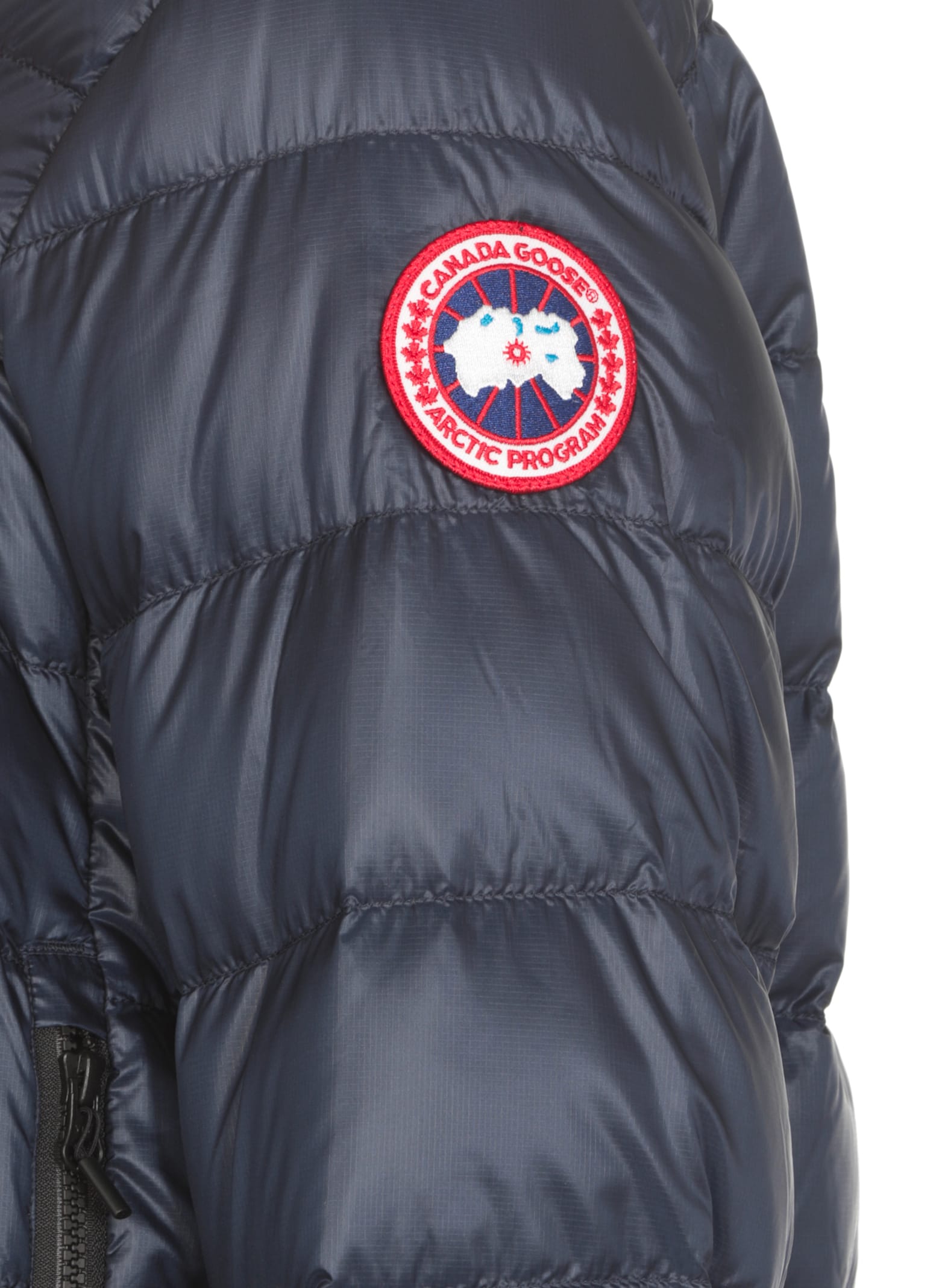 Shop Canada Goose Crofton Down Jacket In Blue