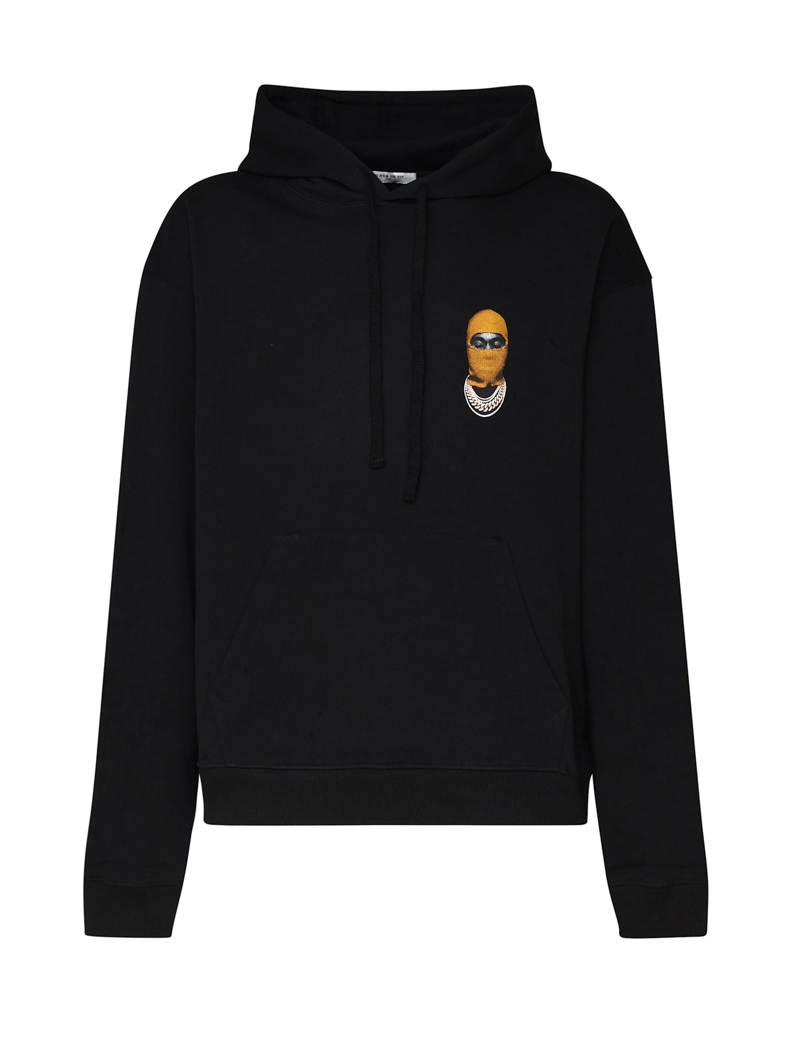 Hoodie Small Mask Print