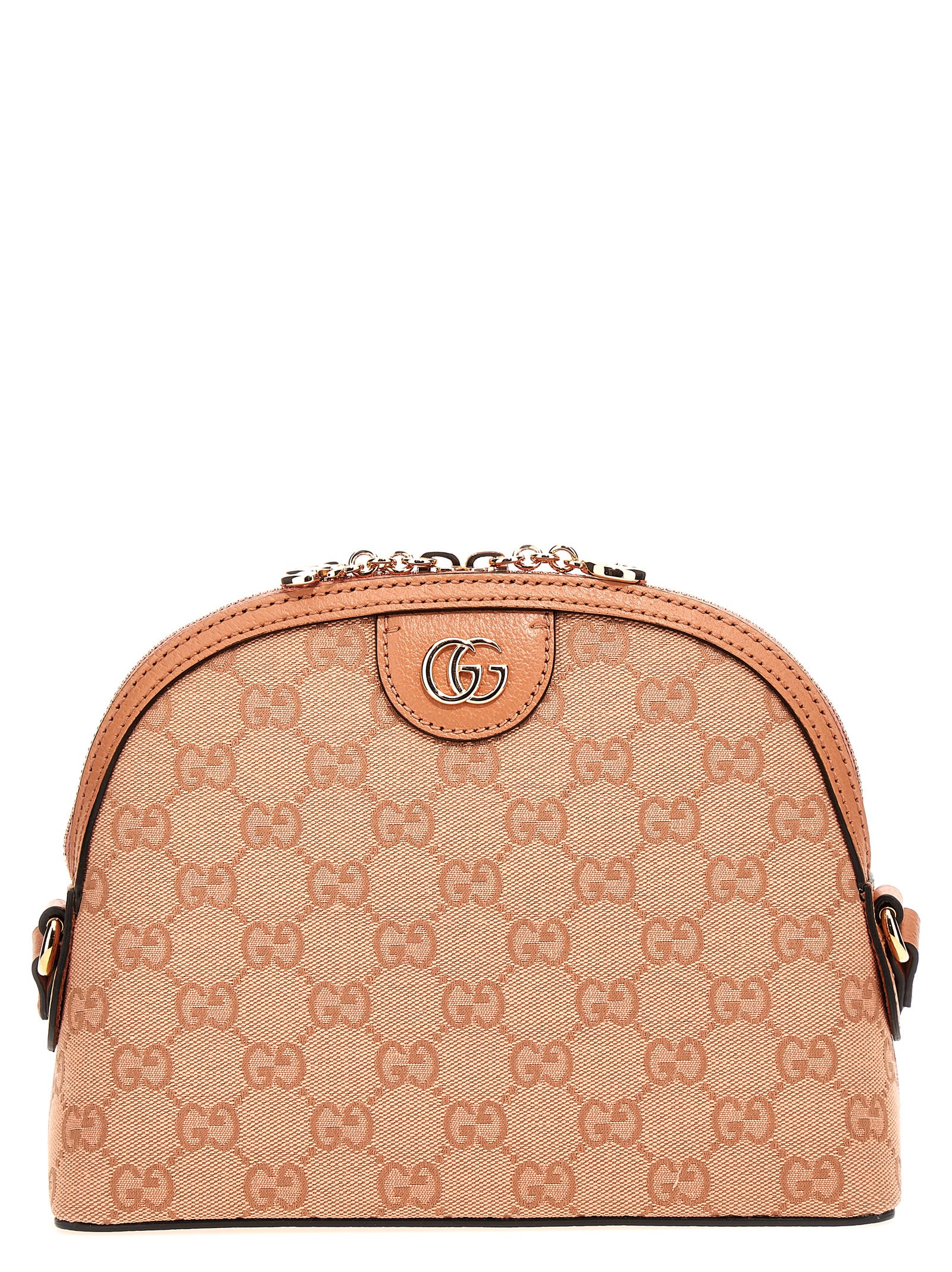 Gucci Ophidia Gg Small Shoulder Bag In Pink