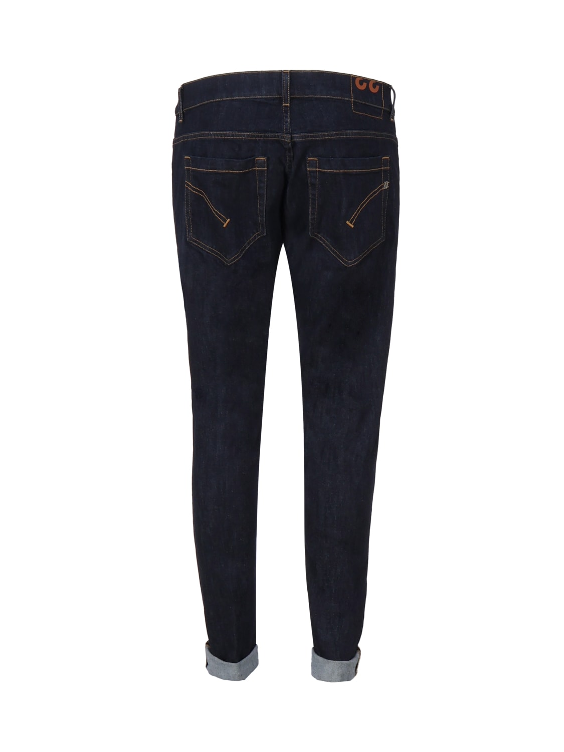 Shop Dondup George Skinny Jeans In Bull Stretch In Blue Navy