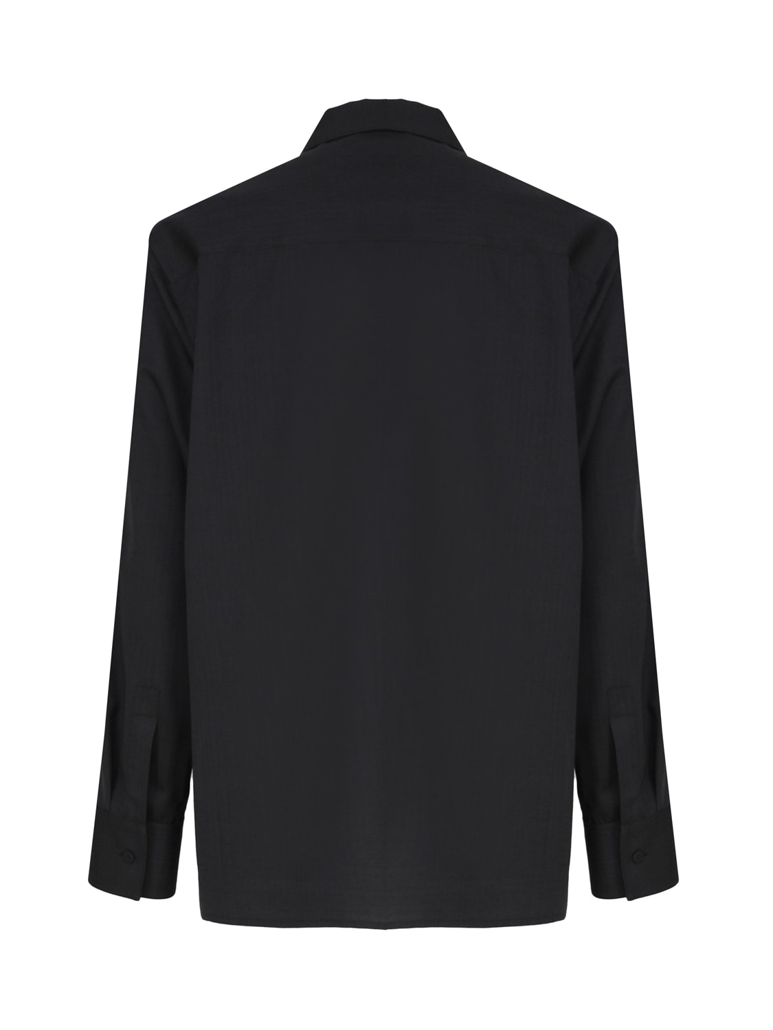 Shop Jil Sander Wool Shirt In Carbon