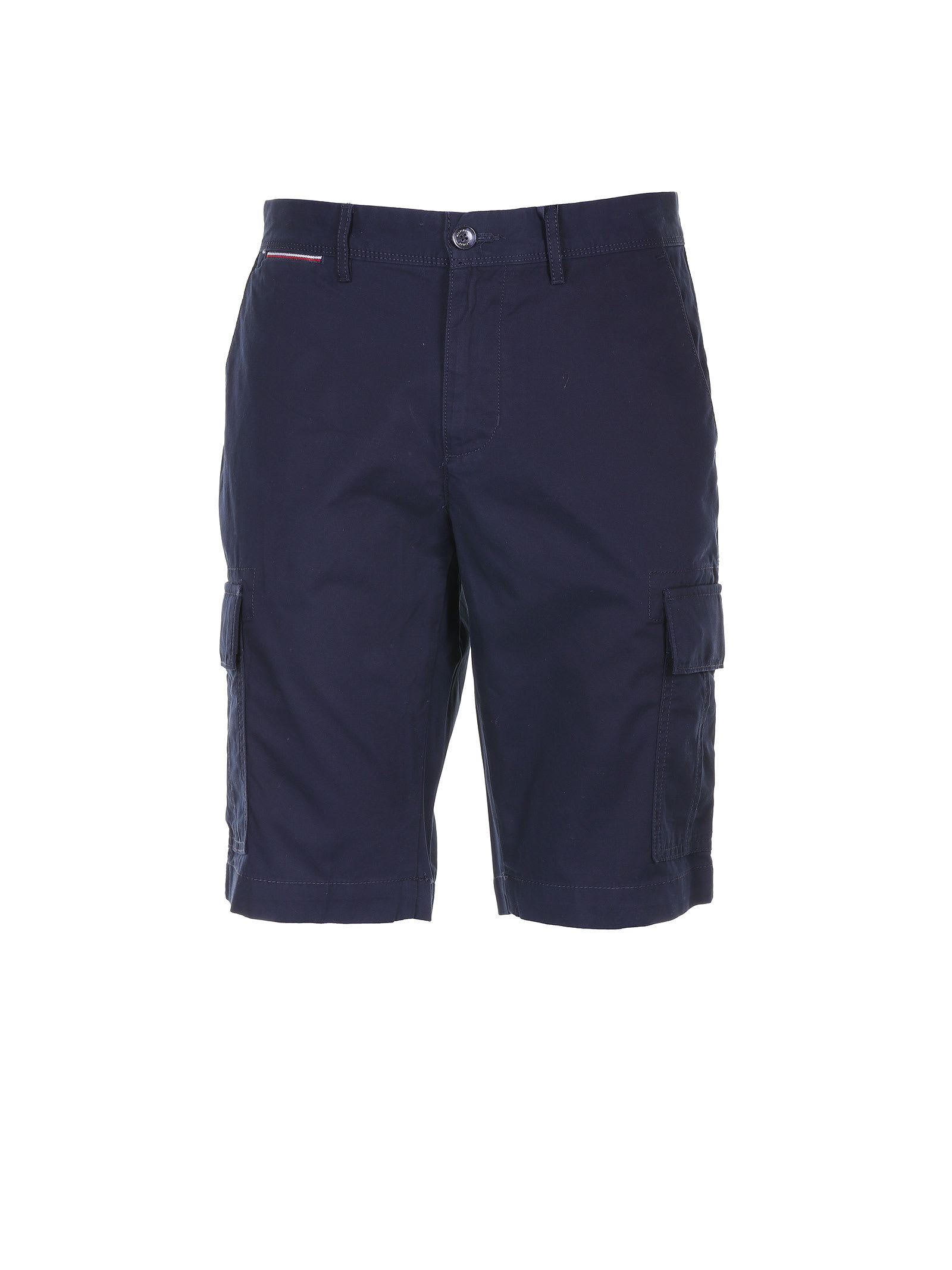 Tommy Hilfiger Blu Bermuda Shorts With Large Pockets