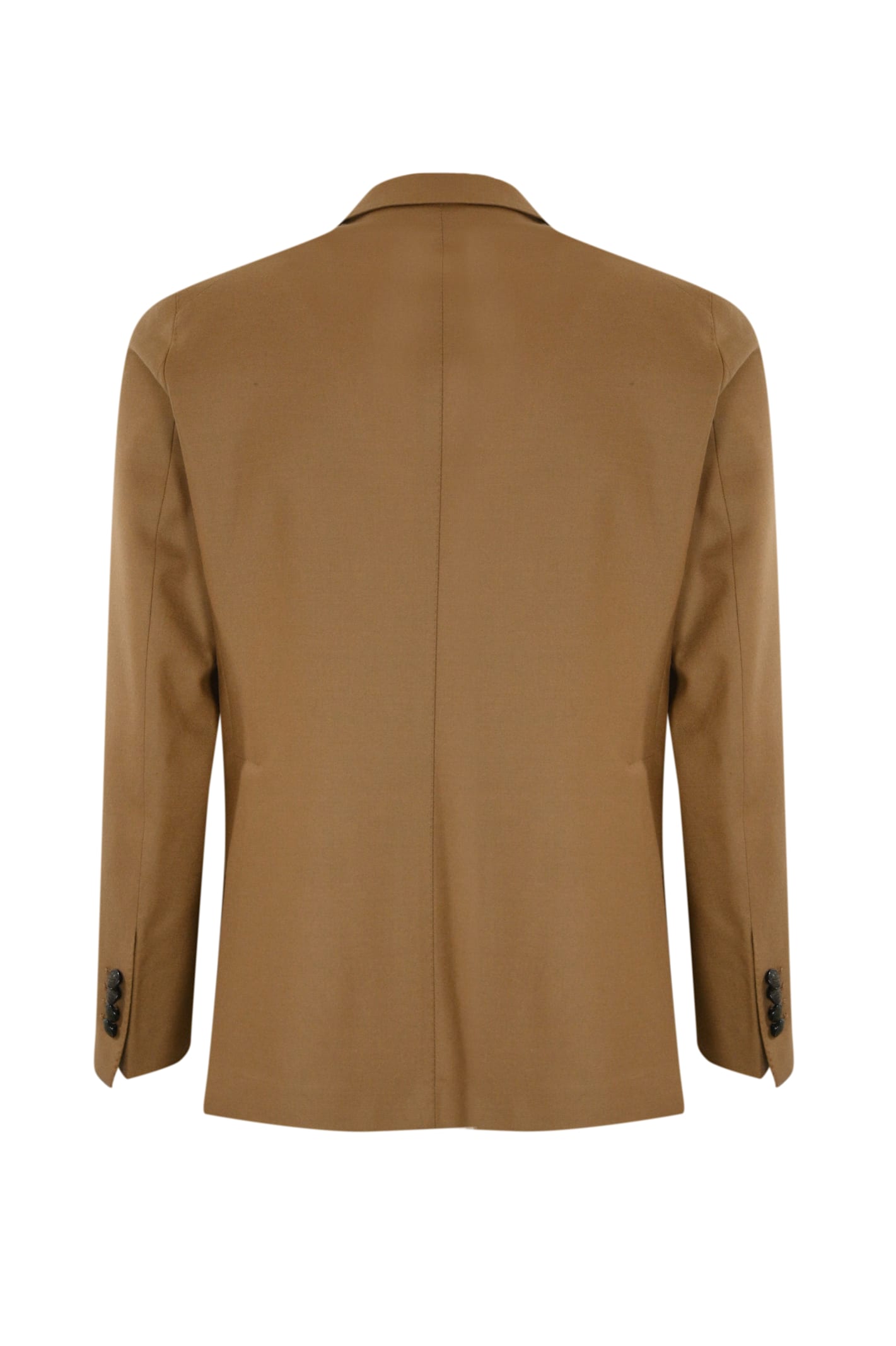 Shop Tagliatore Wool And Cashmere Jacket In Cammello