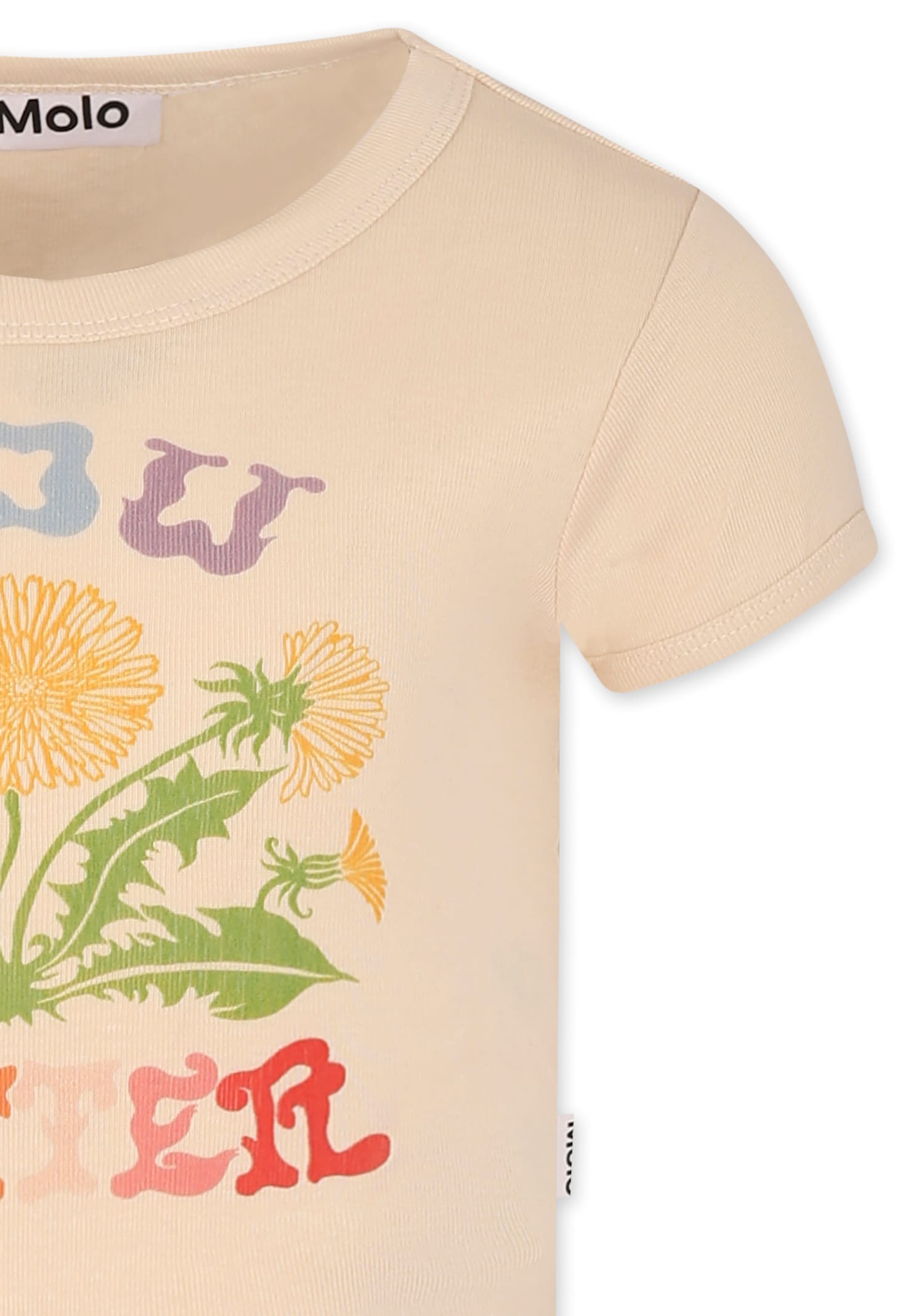 Molo Short-sleeved T-shirt In Ivory
