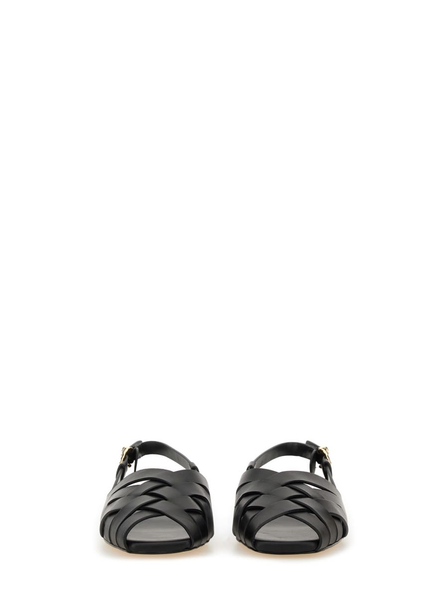 Michael Kors Irene Sling Flat In Black