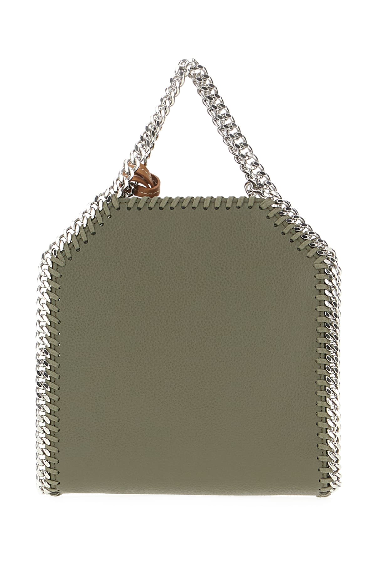 Shop Stella Mccartney Sage Green Mirum Micro Falabella Handbag In Mud