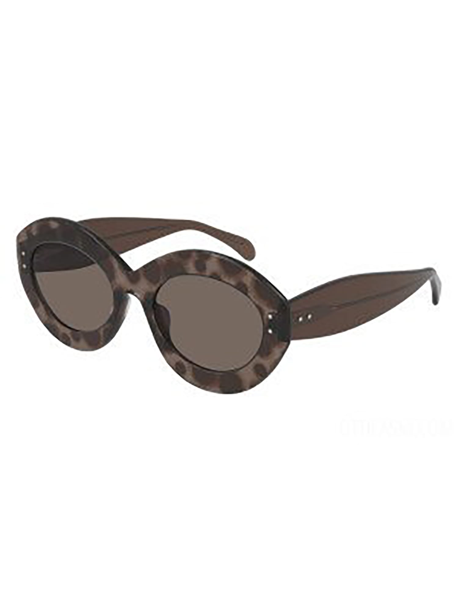 Click to view more detailed imagery on our partner's website Alaïa Aa0004s Sunglasses In Brown Brown Brown