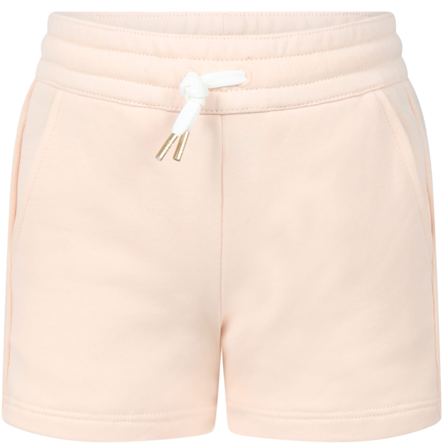 Chloé Pink Short For Girl With Logo