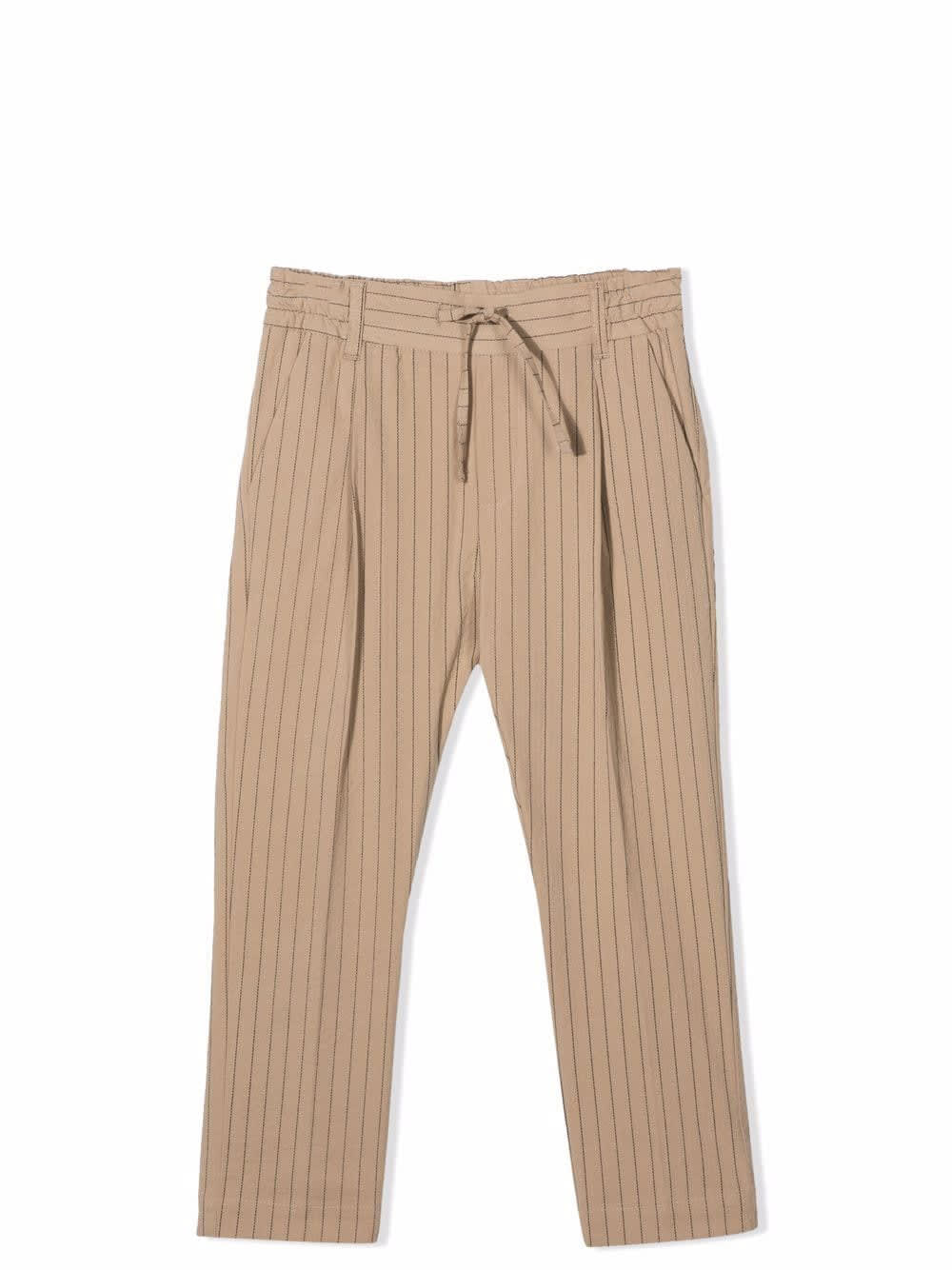 Paolo Pecora Straight Pinstriped Trousers