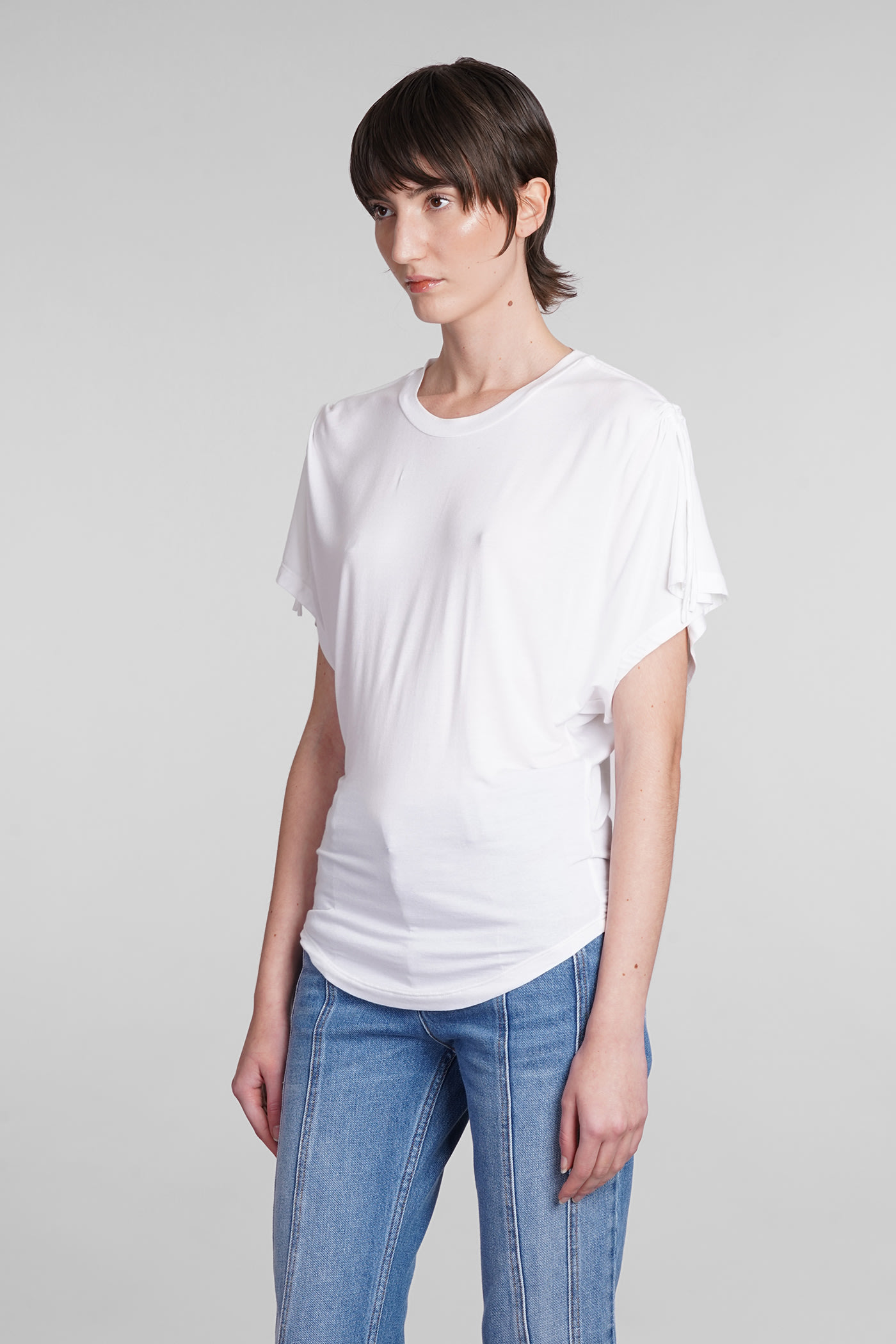 Isabel Marant Zola T-shirt In White Modal In White