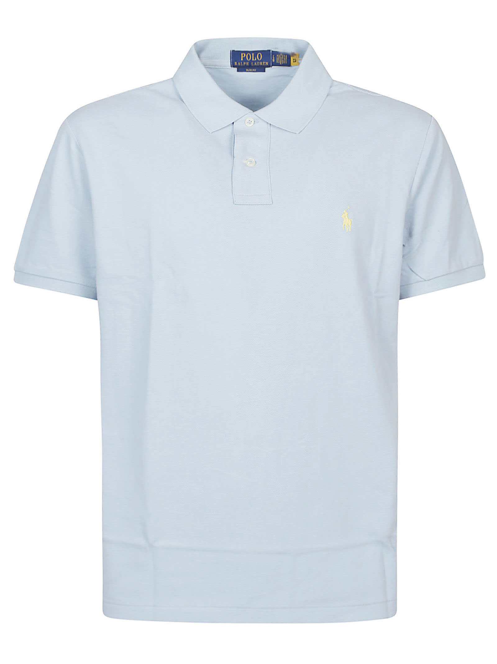 Polo Ralph Lauren Short Sleeve Polo Shirt In Alpine Blue